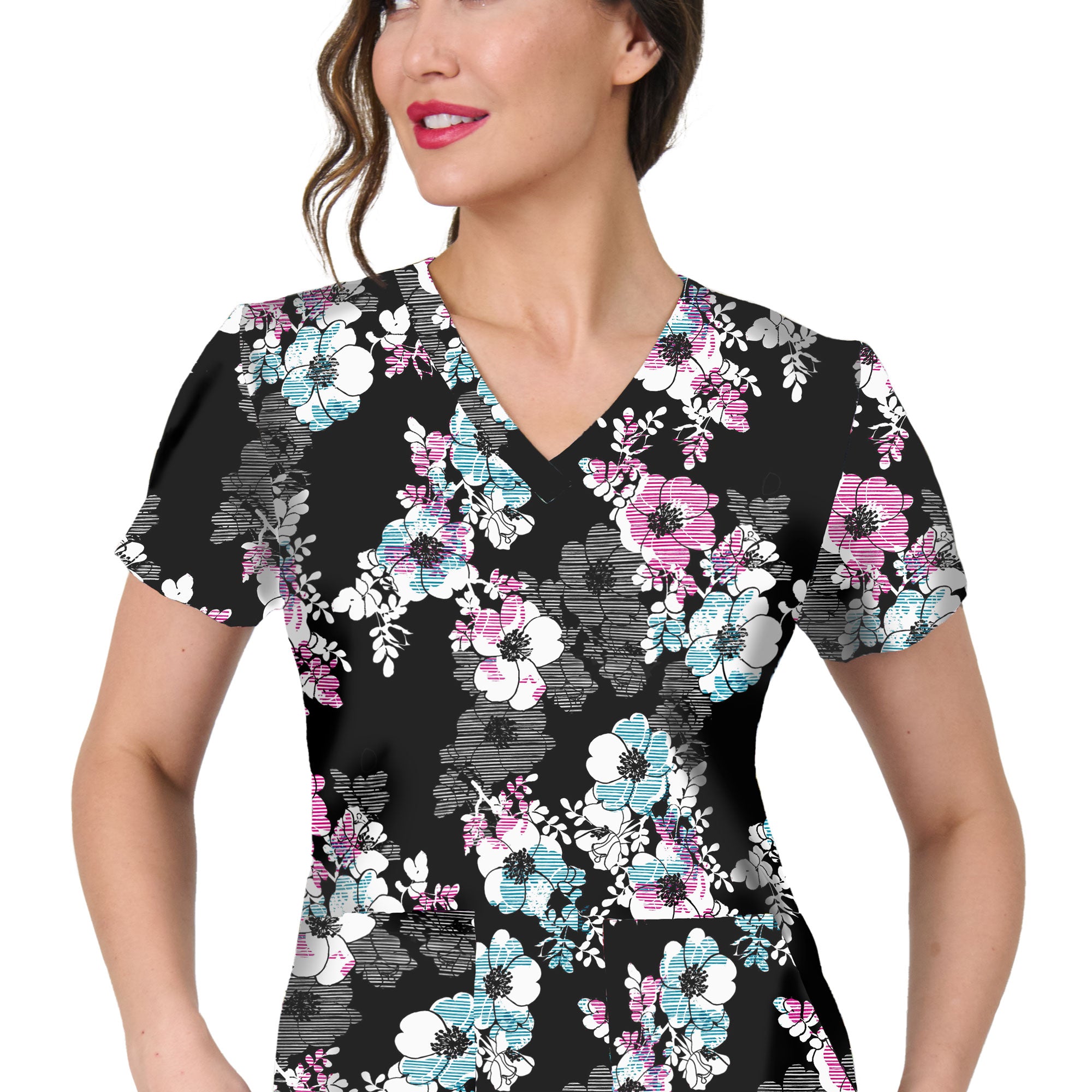 Polera Clínica Estampada Mujer INFB