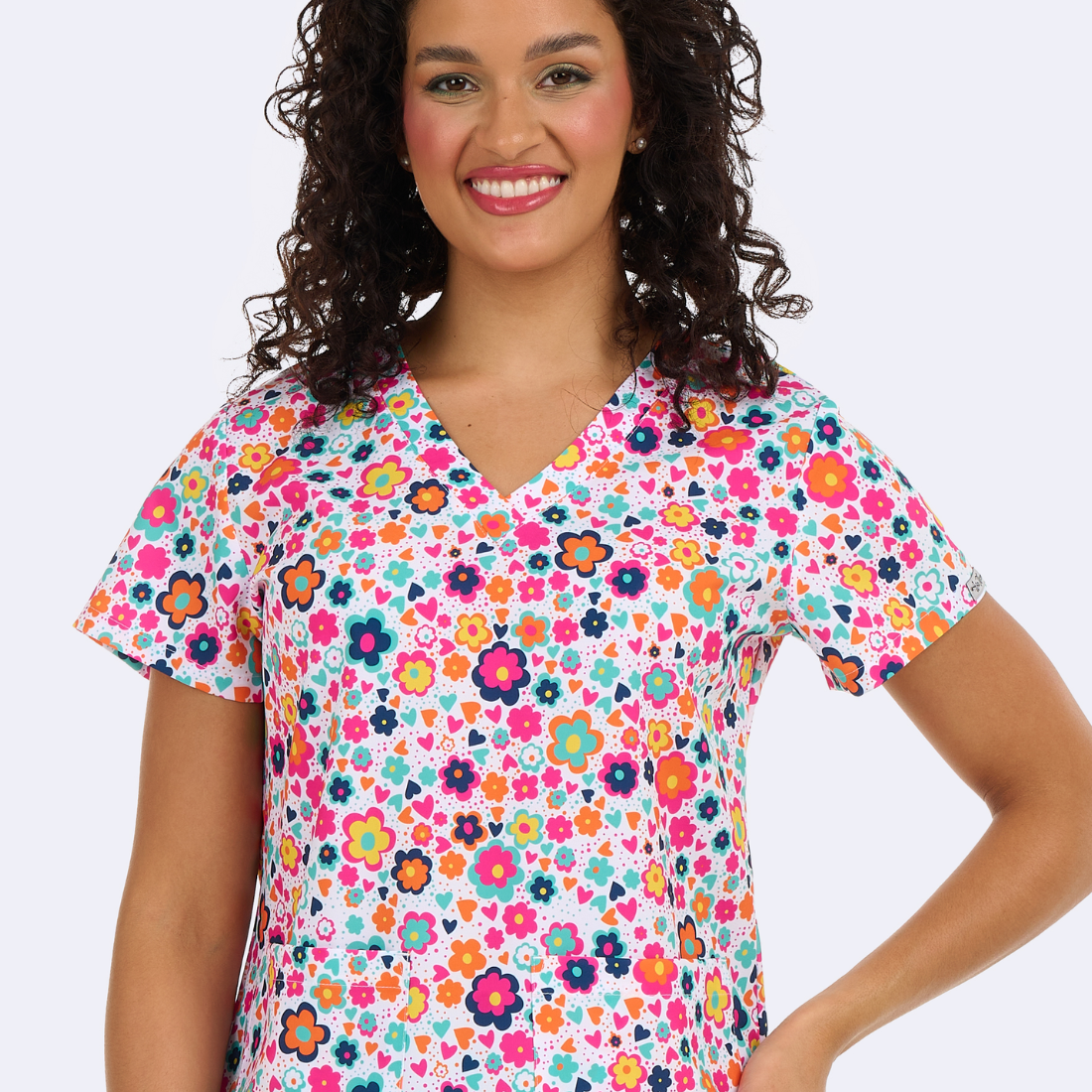 Polera Clínica Estampada Mujer 1054 SWPT