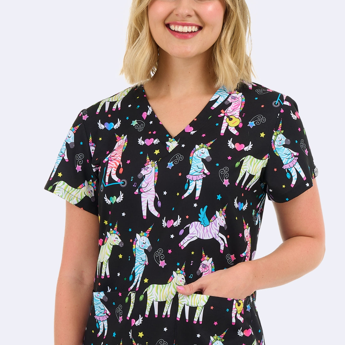 Polera Clínica Estampada Mujer 1054 ZBPR