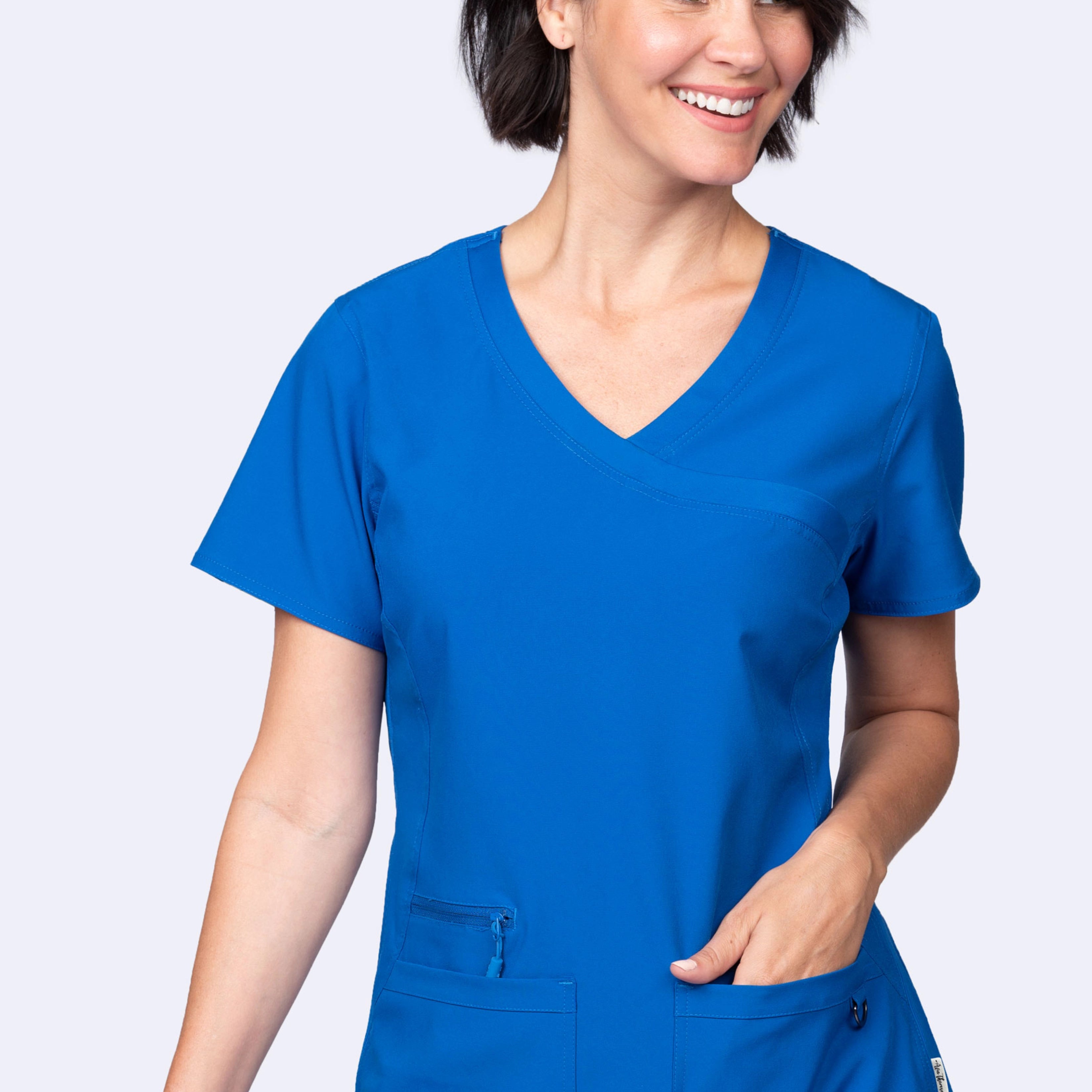 Polera Clínica Mujer Ava Therese 1057 Azul Rey