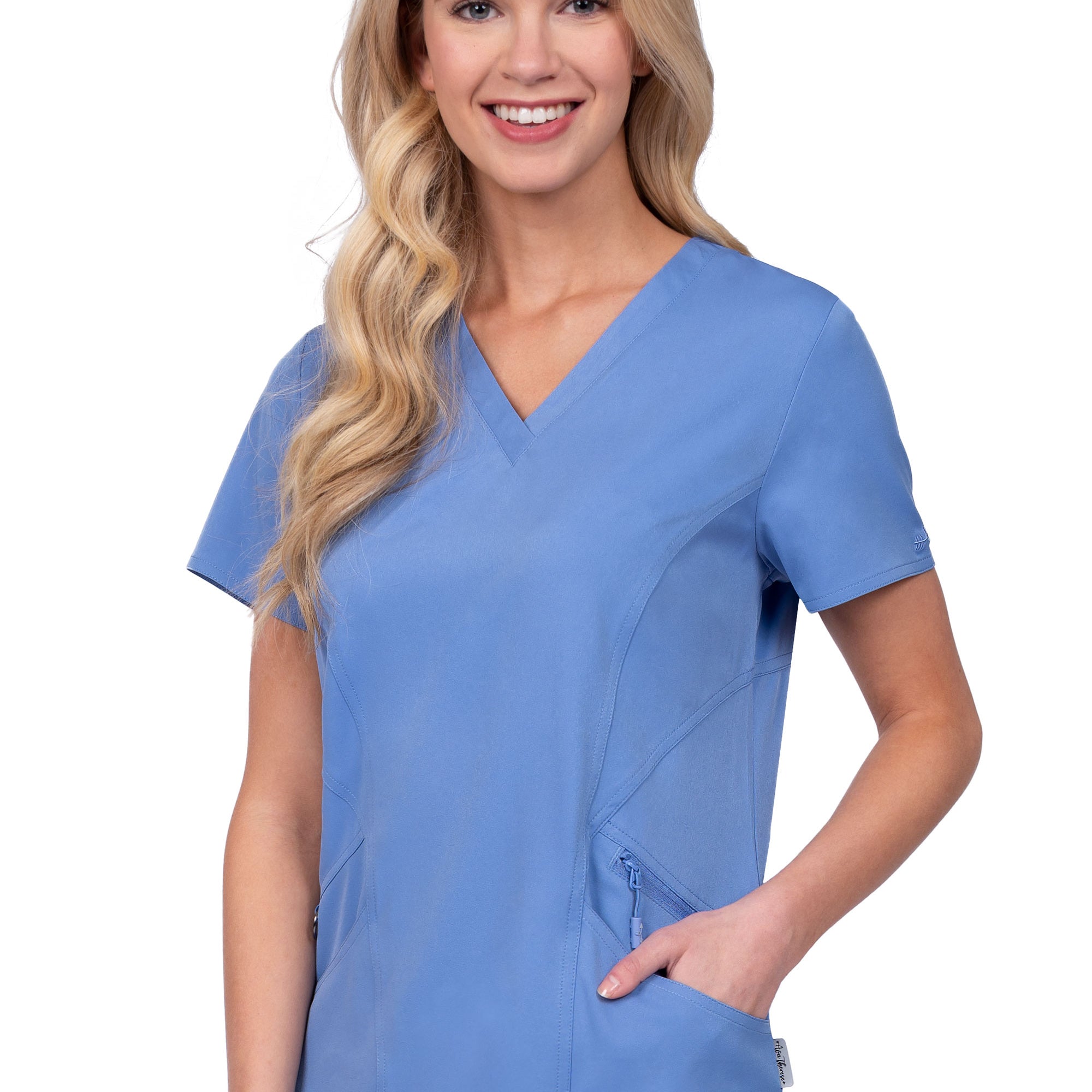 Polera Clínica Mujer Ava Therese 1084 Celeste