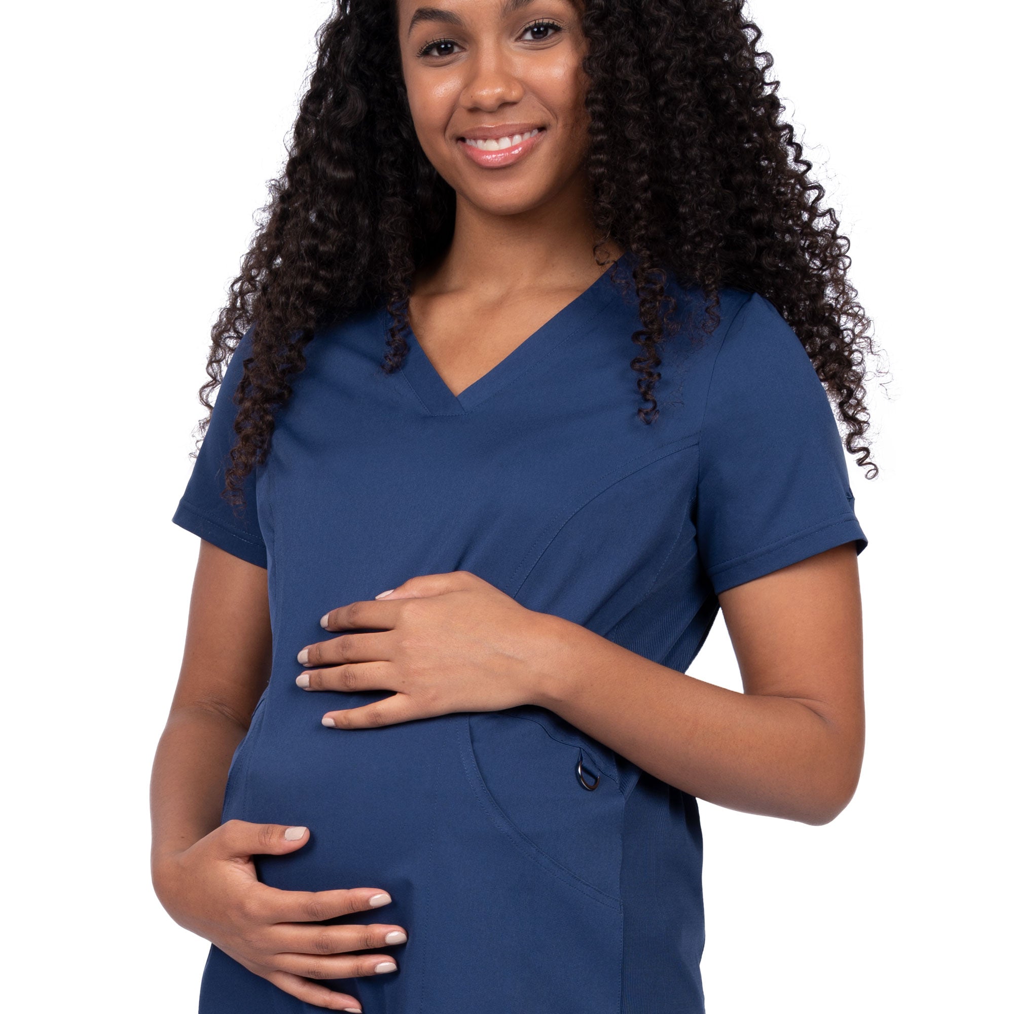 Polera Clínica Mujer Maternal 1121 Azul Marino