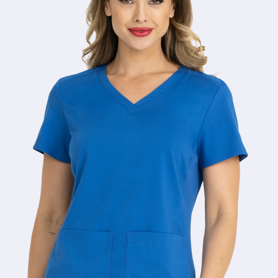 Polera Clínica Mujer Zoe Alexandra 1148 Azul Rey