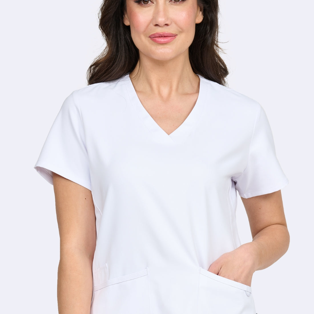 Polera Clínica Mujer Studio 1165 Blanco