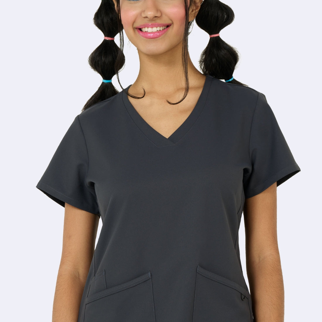 Polera Clínica Mujer Studio 1165 Plomo
