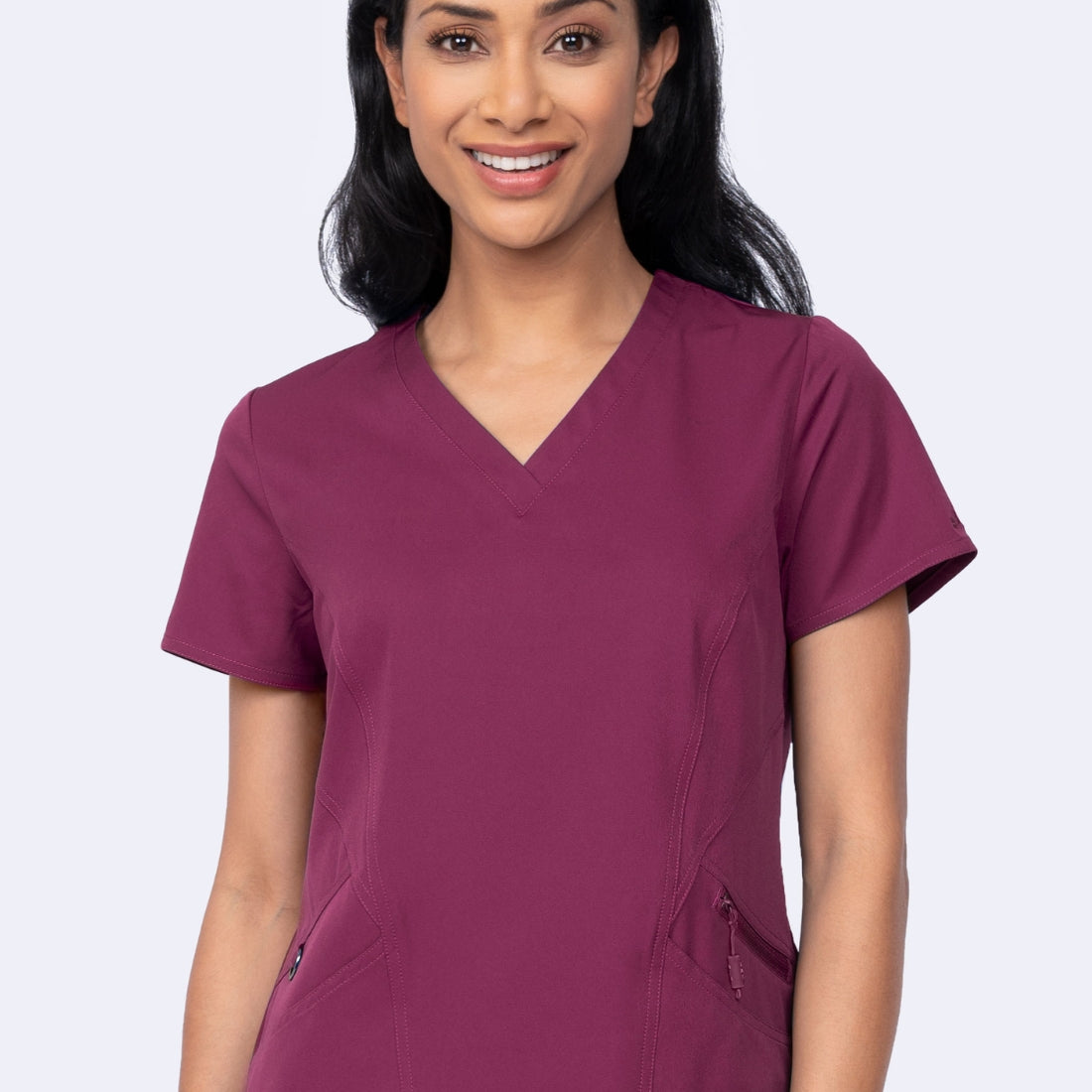 Polera Clínica Mujer Ava Therese 1084 Burdeo