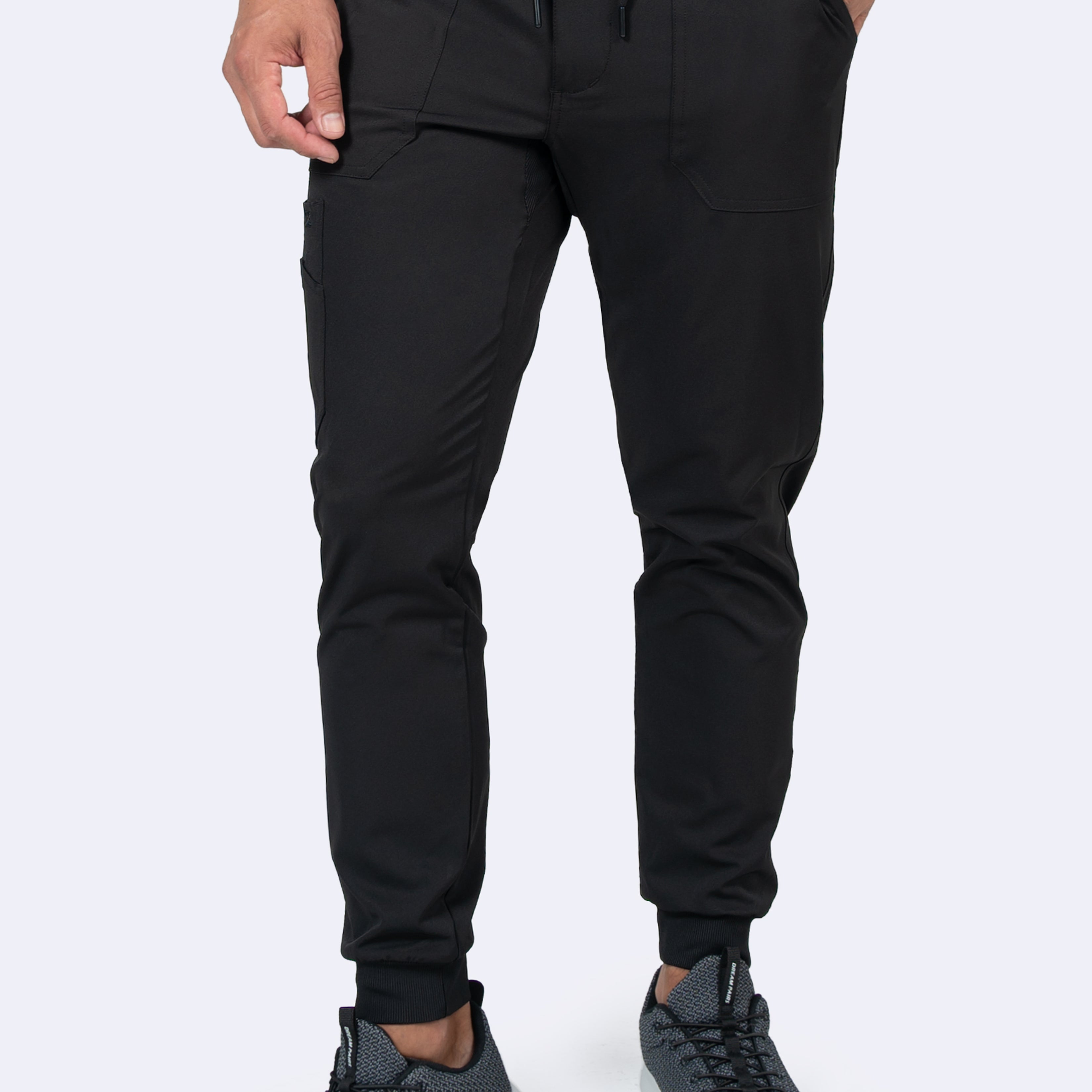 Pantalón Clínico Jogger Hombre Zavaté 3029 Negro