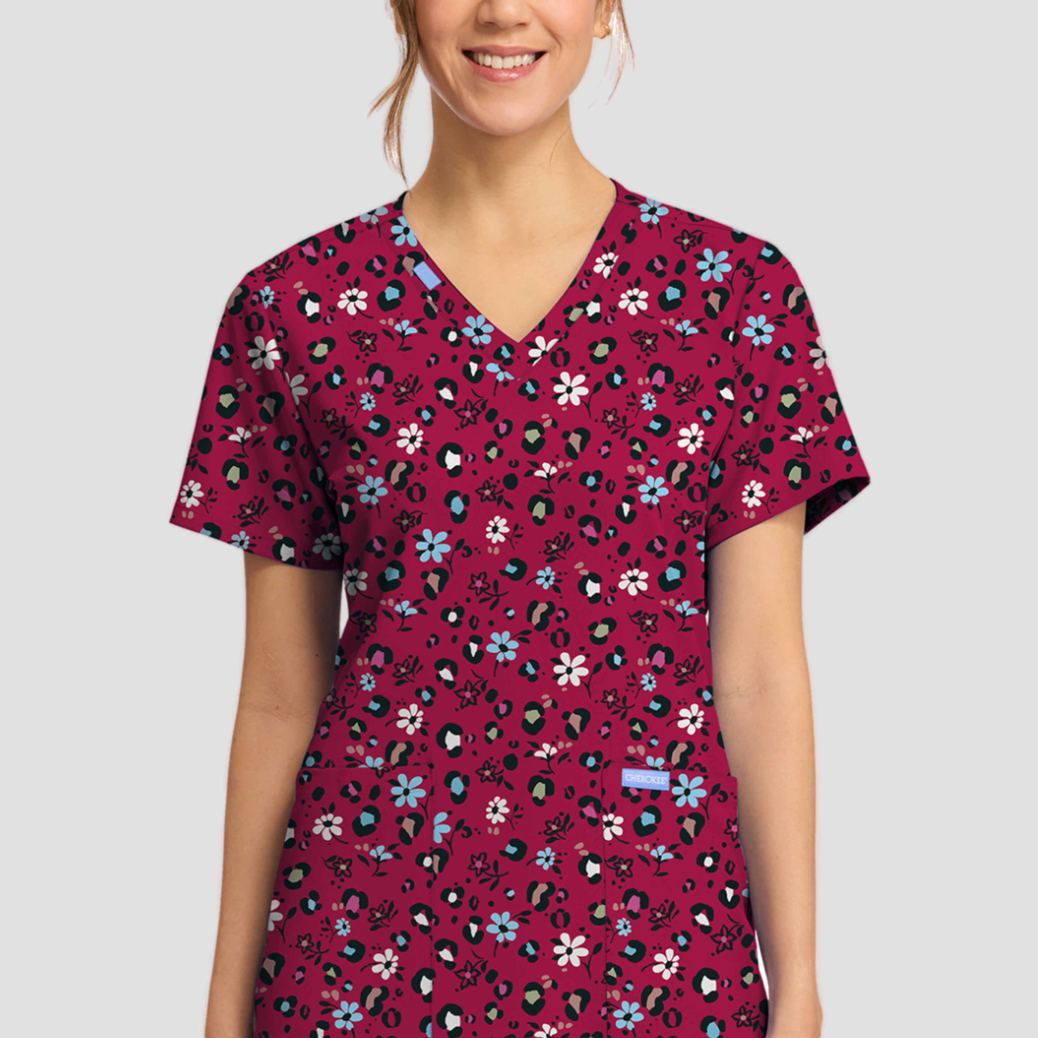 Polera Clínica Estampada Mujer CK856 WLDI