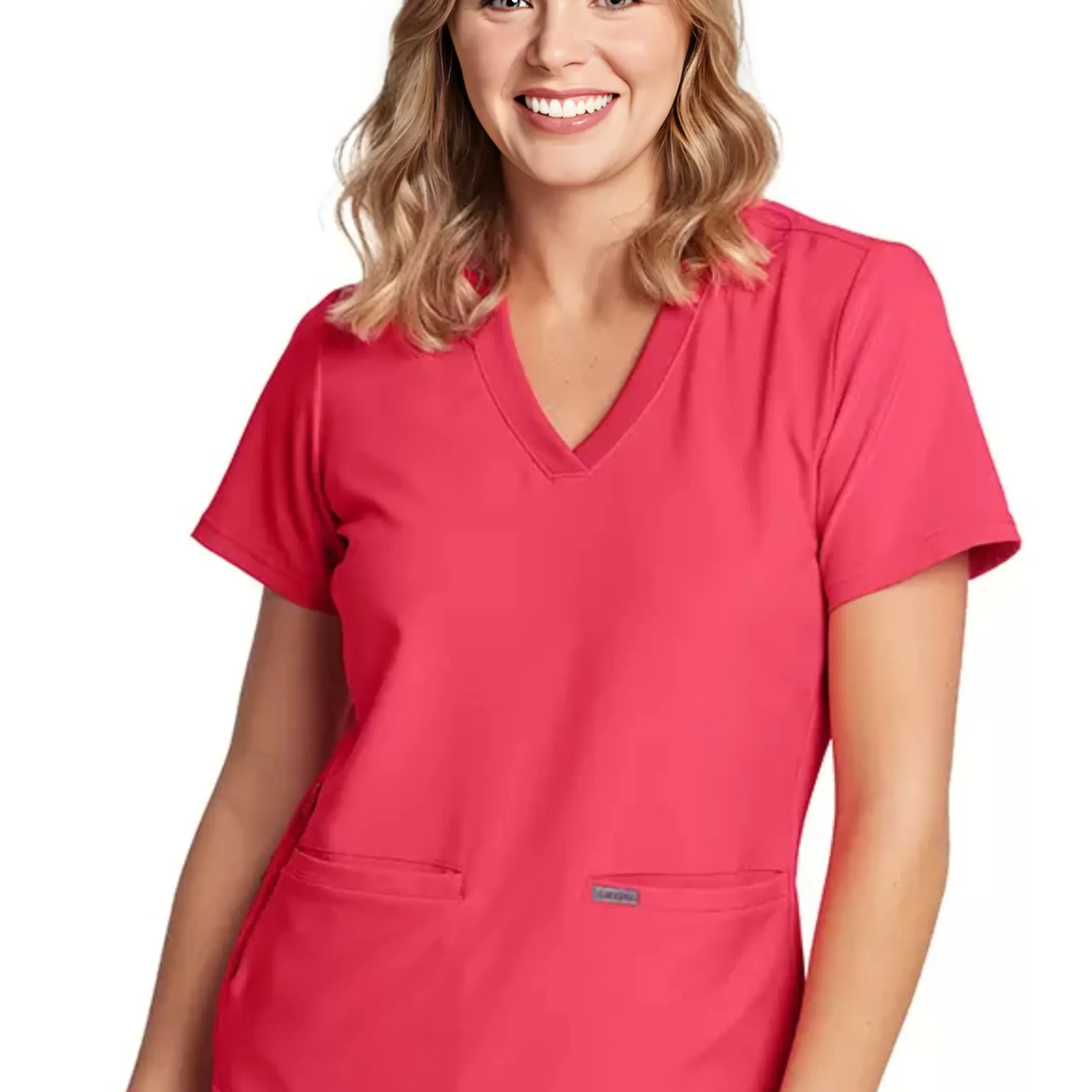 Polera Clínica Mujer Forward LT100 Teaberry