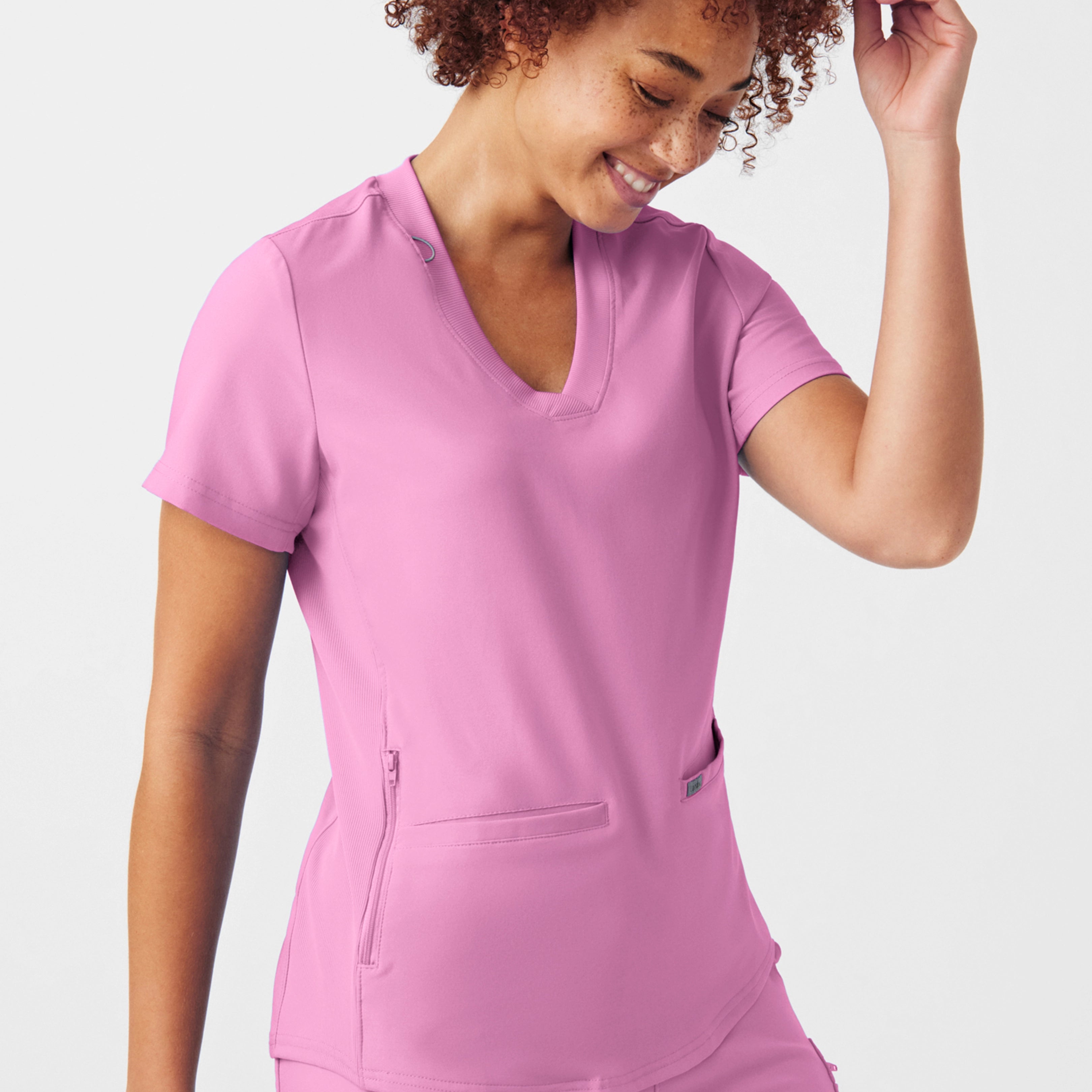 Polera Clínica Mujer Forward LT100 Bella Rosa