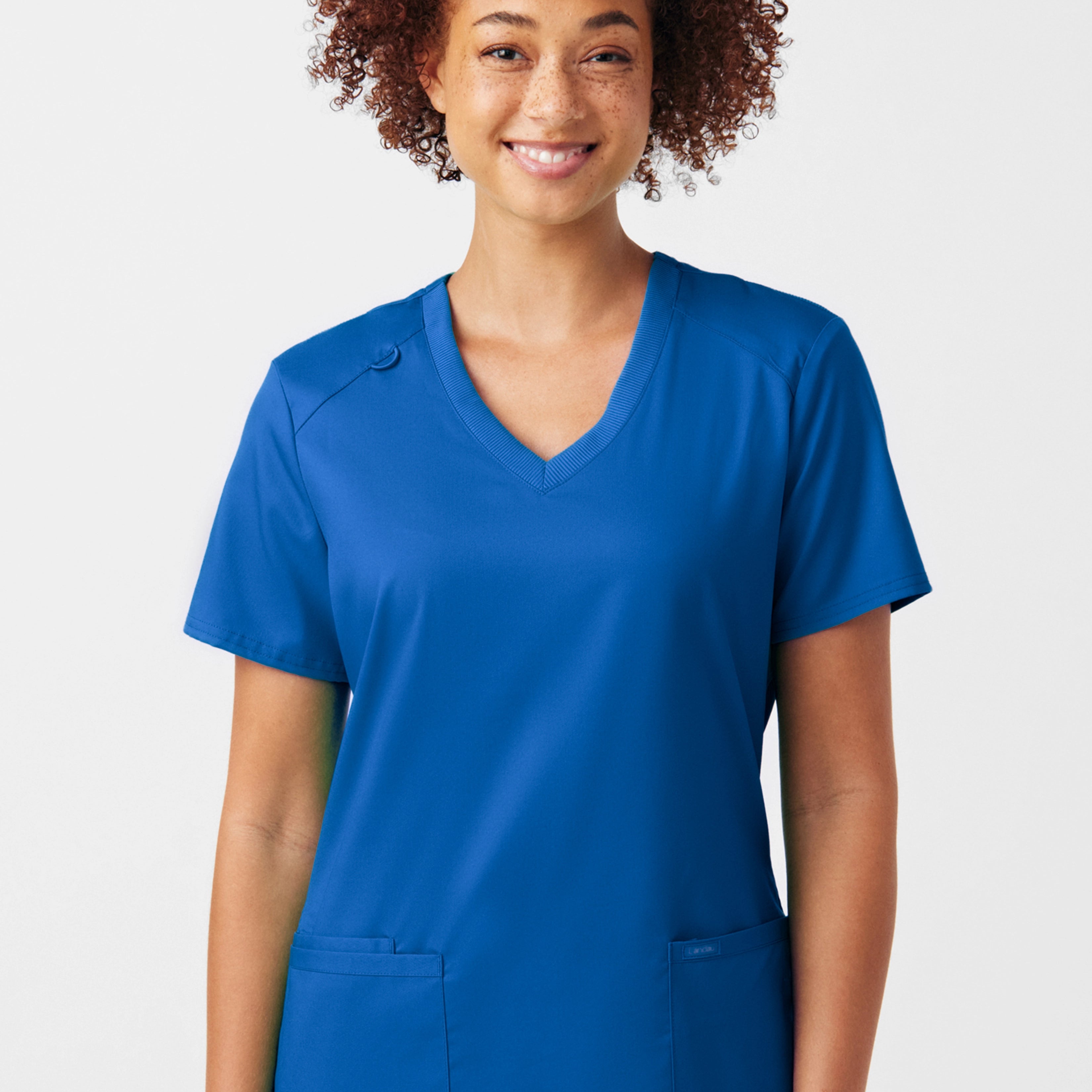 Polera Clínica Mujer Proflex LT105 Azul Rey