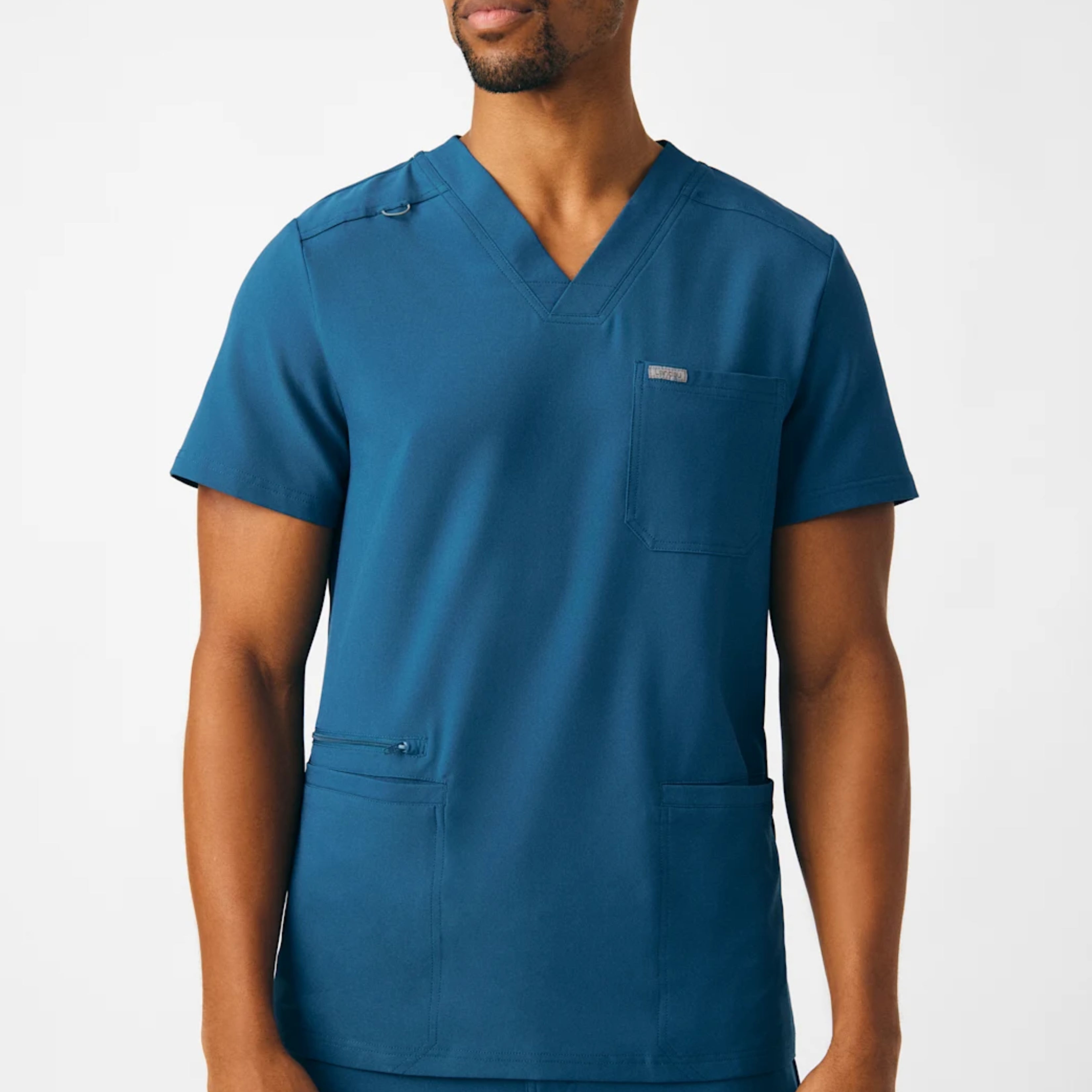 Polera Clínica Hombre Forward LT110 Caribbean Blue