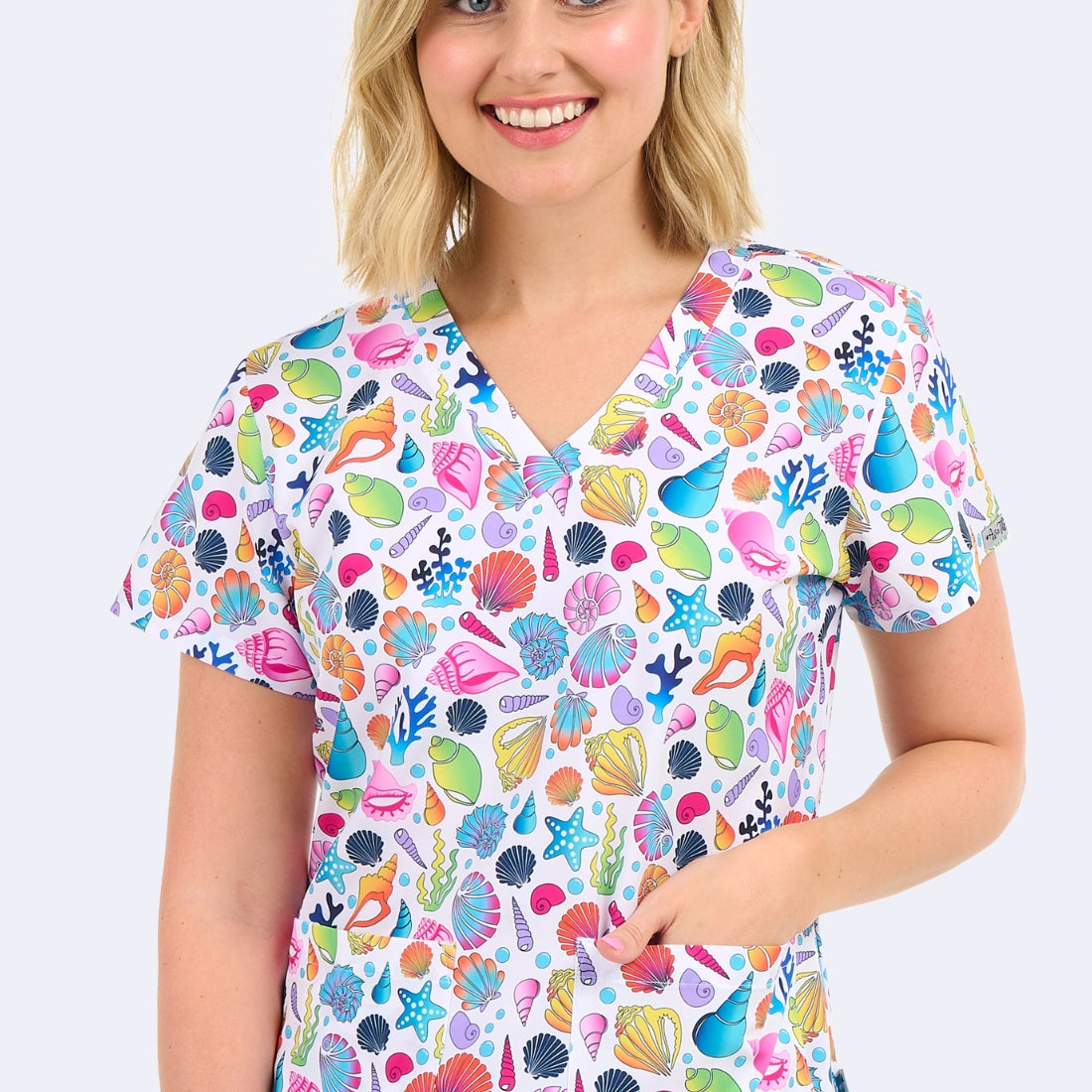 Polera Clínica Estampada Mujer 1054 SHSH