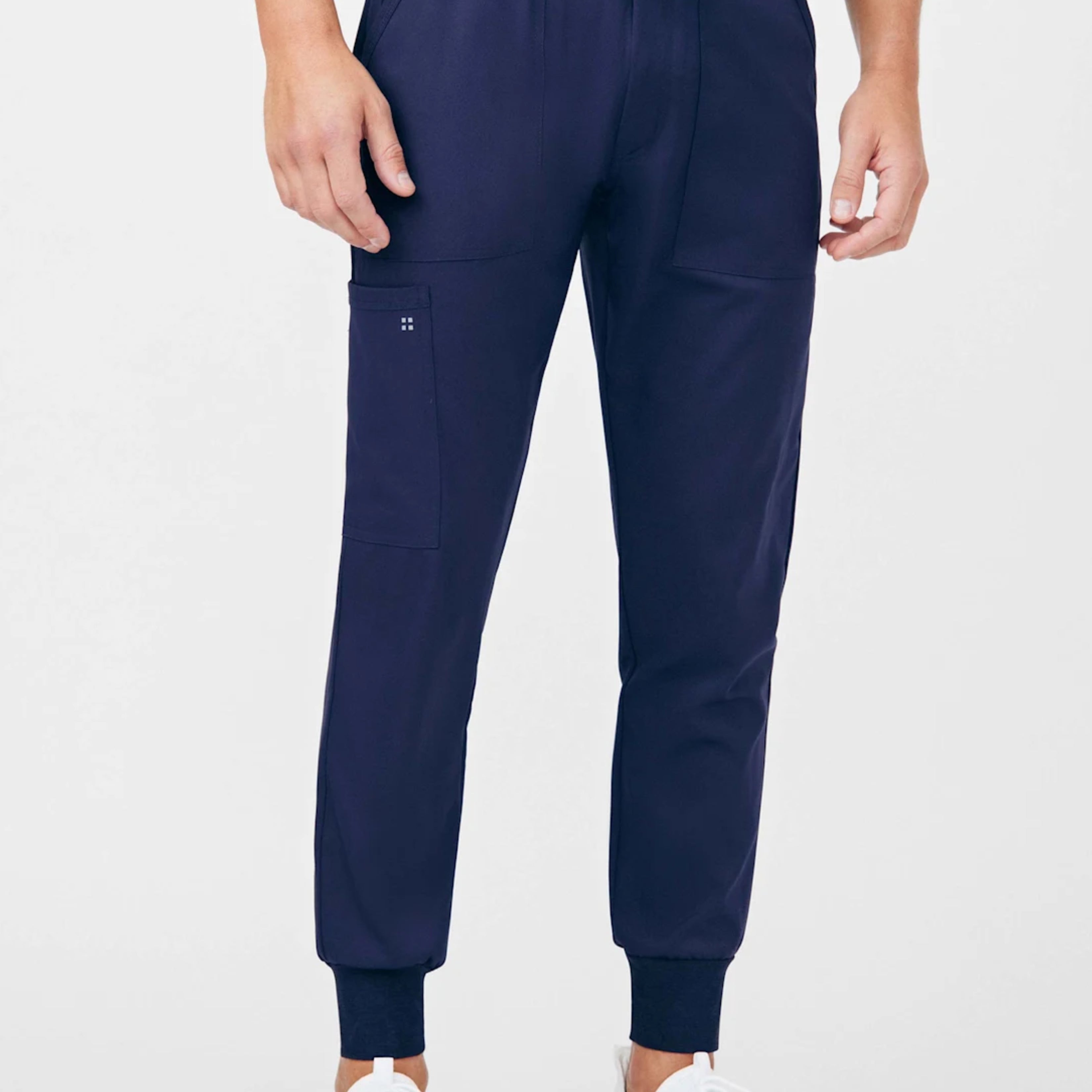 Pantalón Clínico Hombre Jogger Vibe WB431 Azul Marino