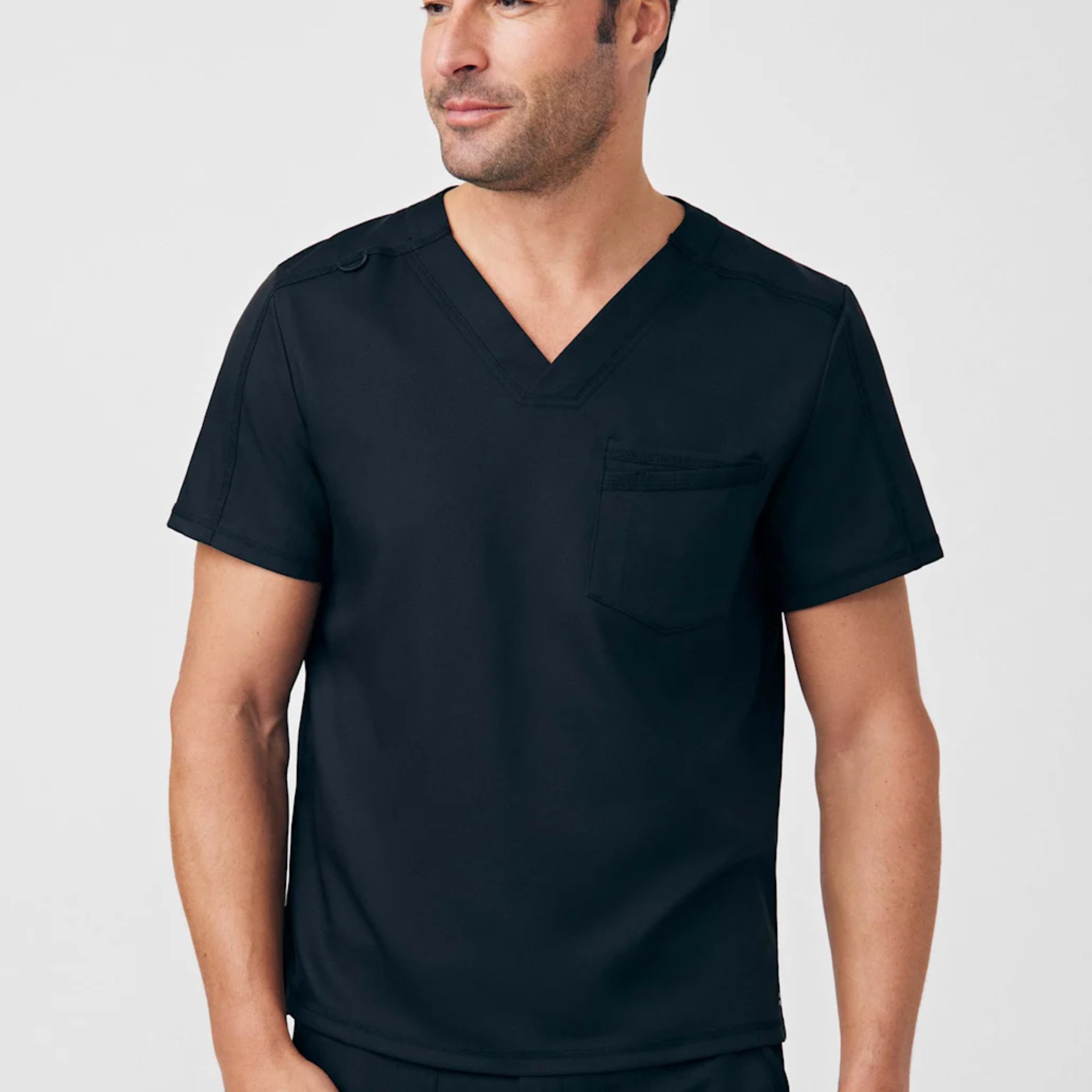 Polera Clínica Hombre Vibe WT150 Negro