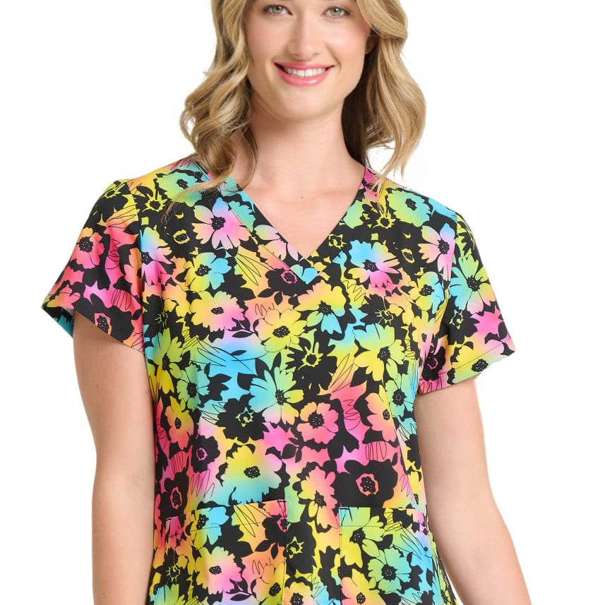 Polera Clínica Estampada Mujer FLGW