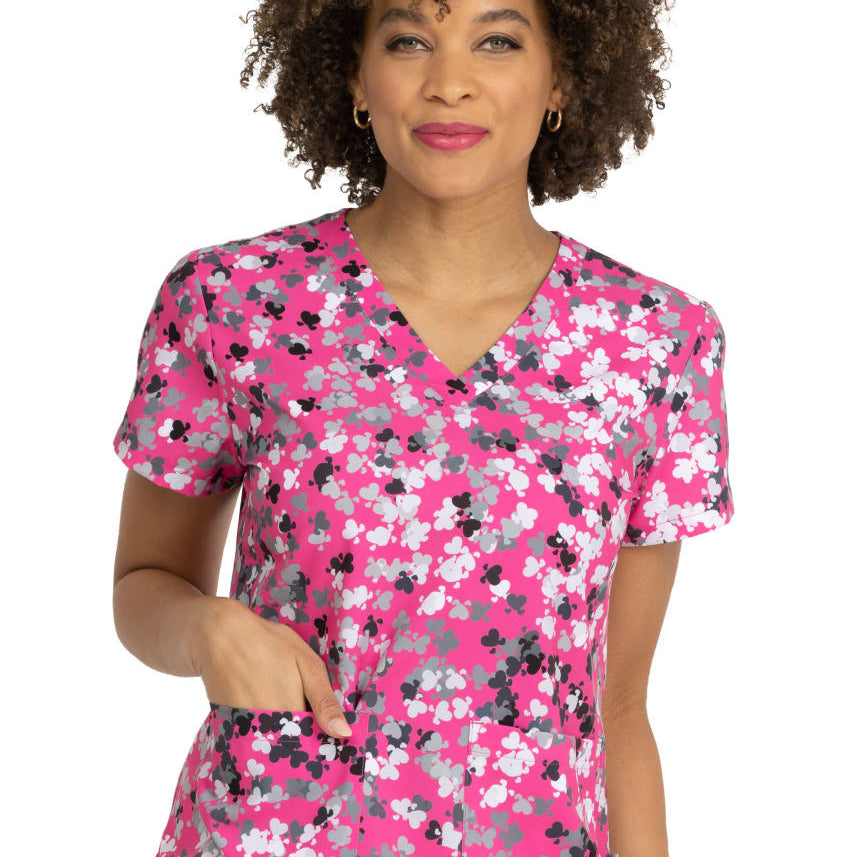 Polera Clínica Estampada Mujer LVCH