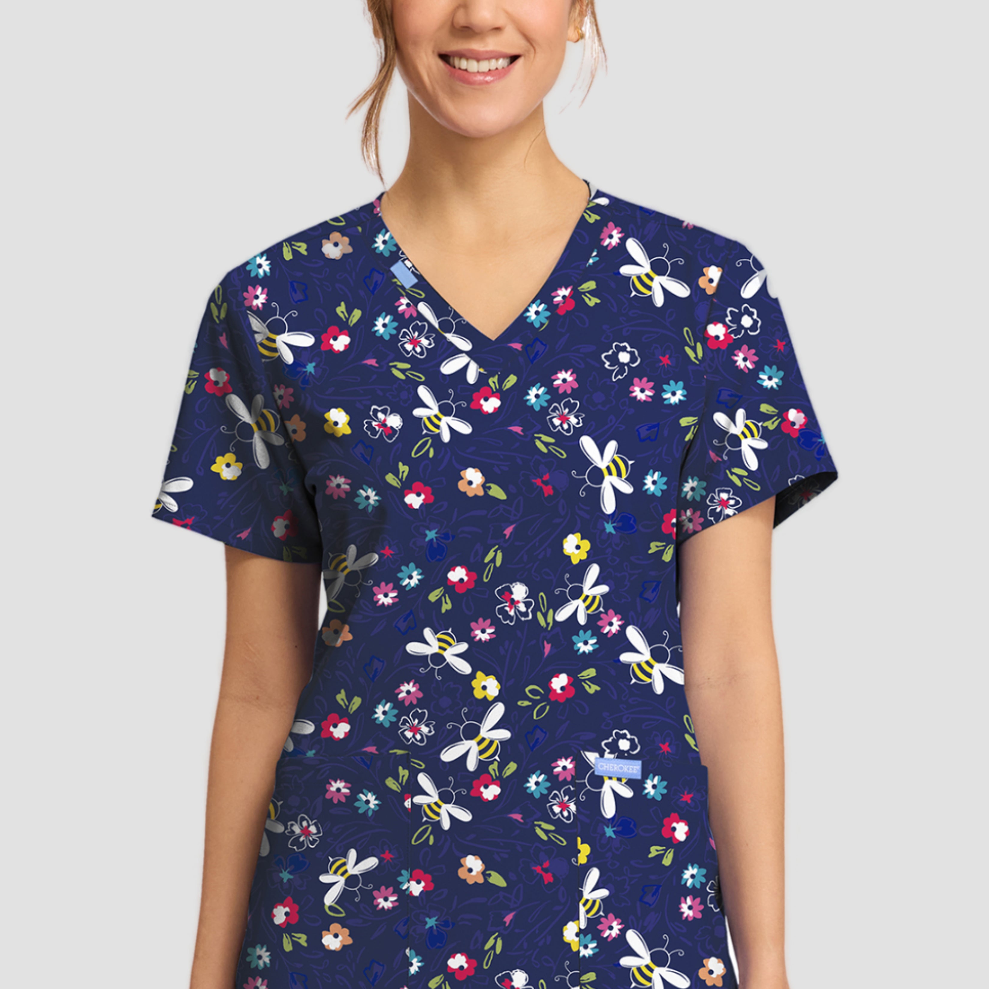 Polera Clínica Estampada Mujer CK856 BMBE