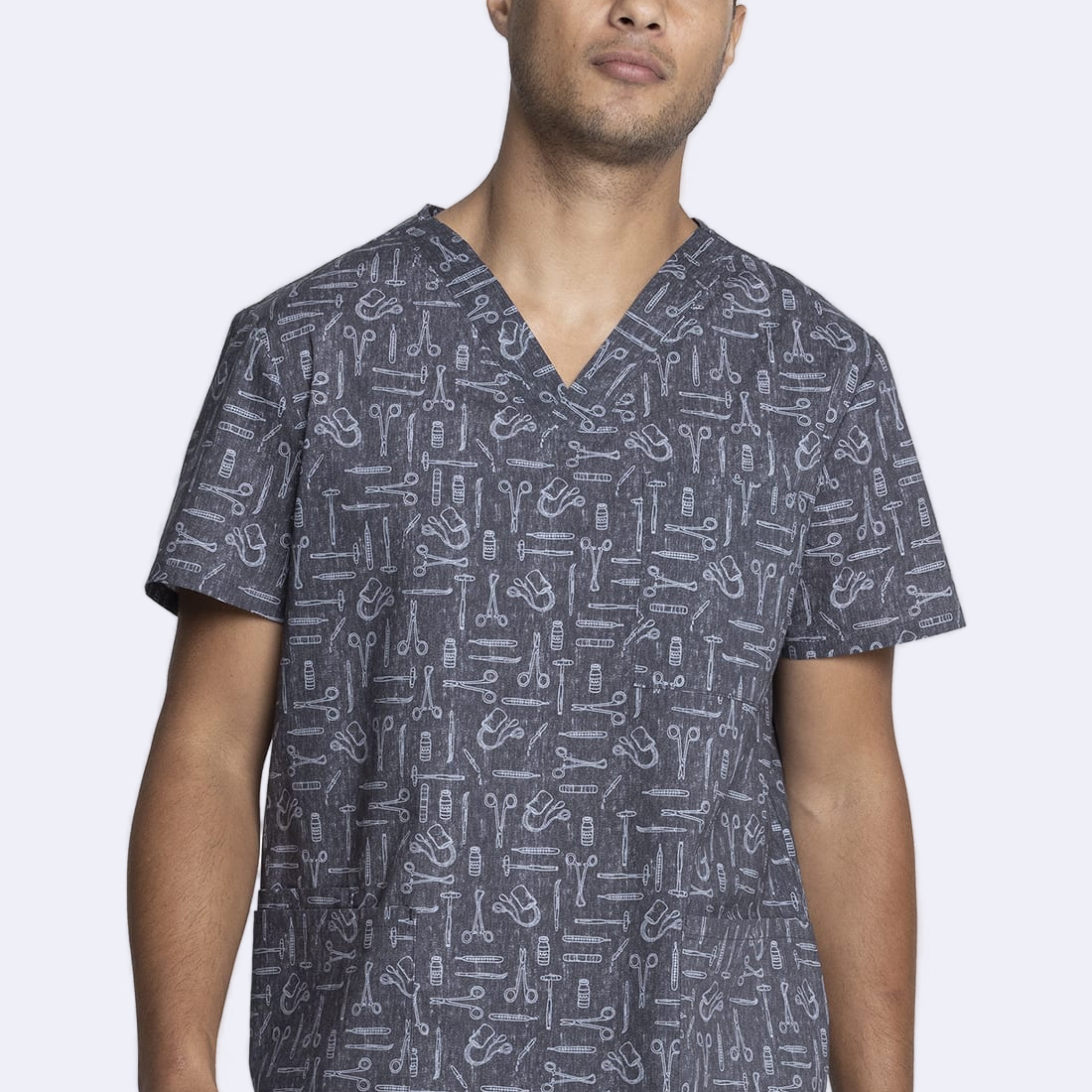 Polera Clínica Estampada Hombre CK691 ITHP