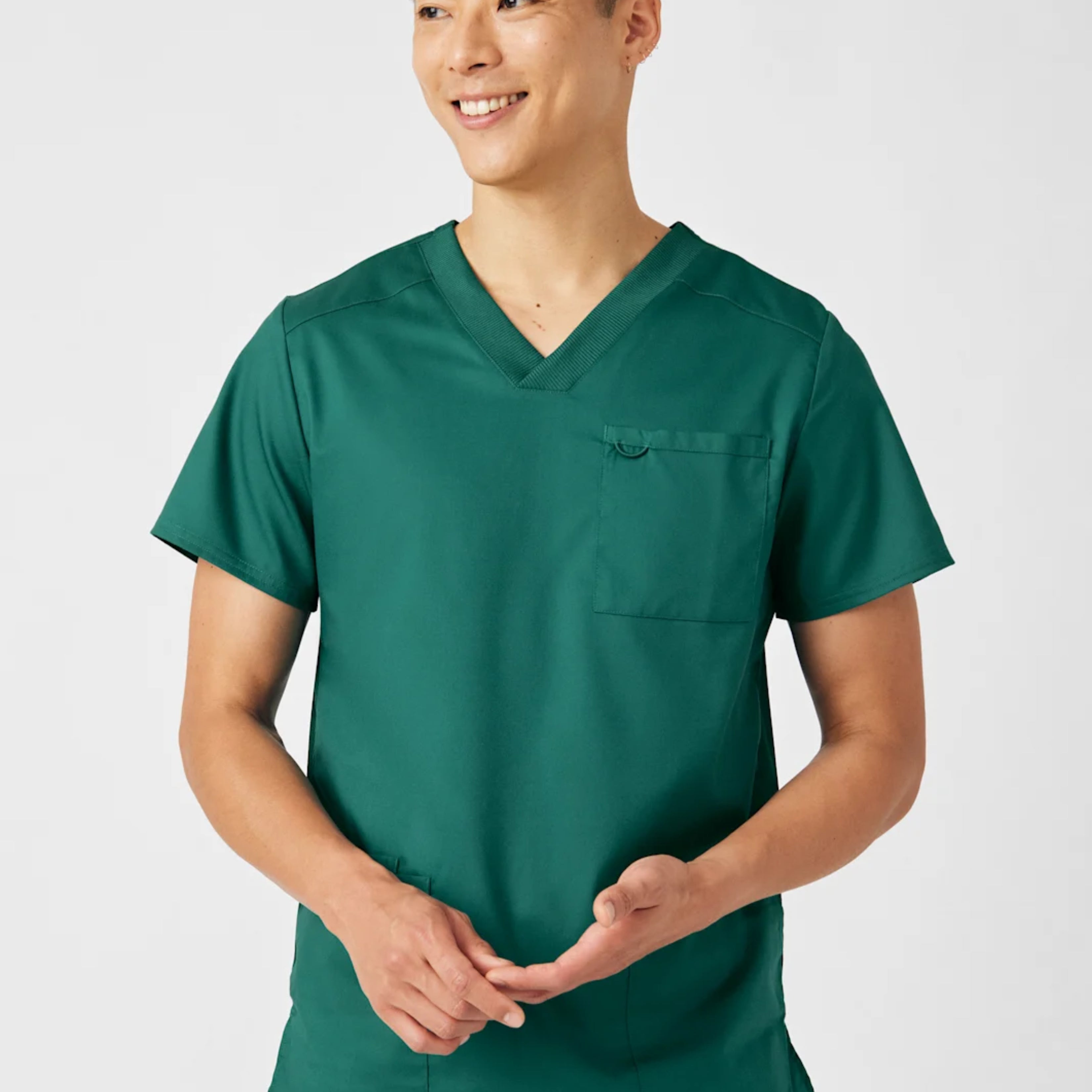 Polera Clínica Hombre Proflex LT109 Hunter