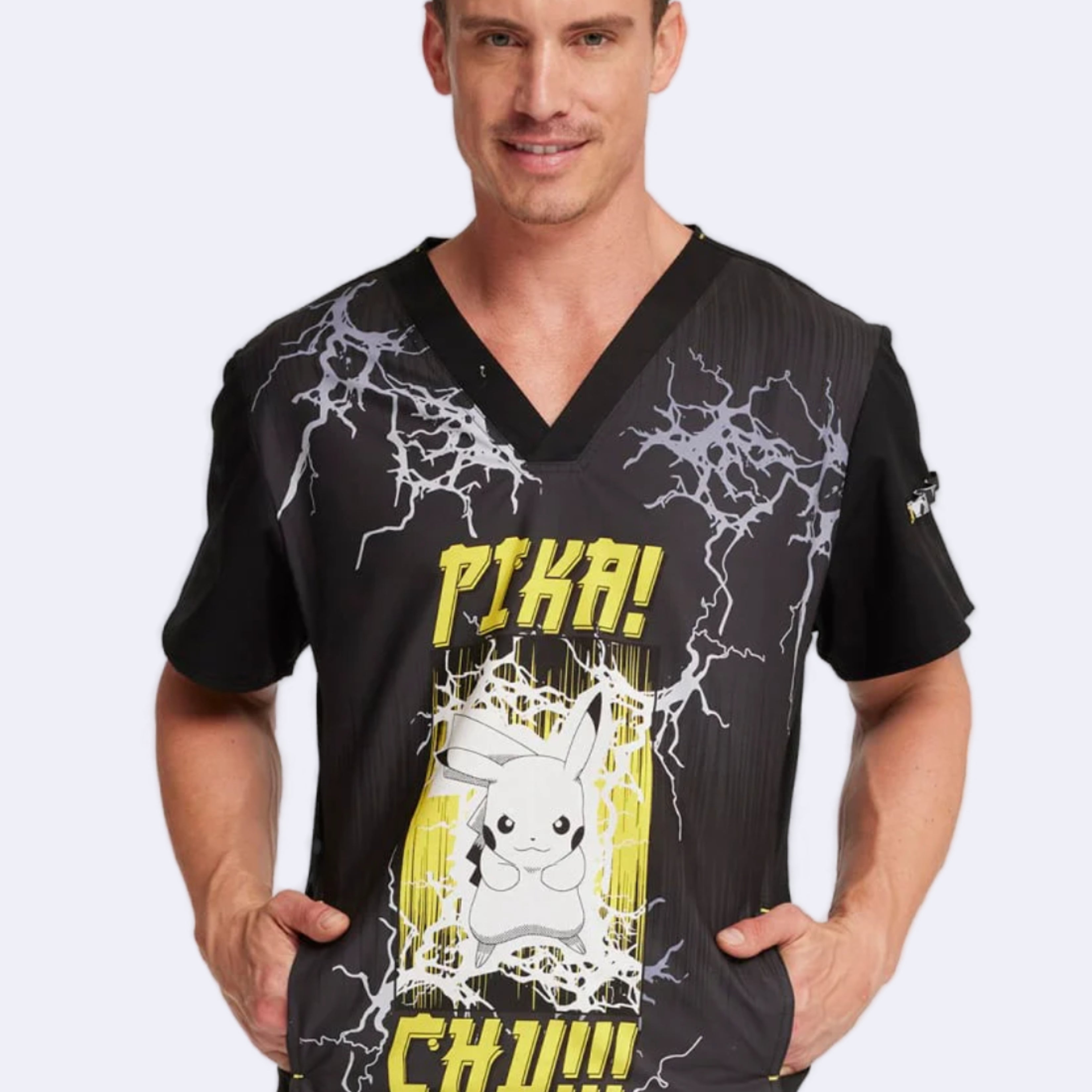 Polera Clínica Estampada Hombre TF760 PMKT