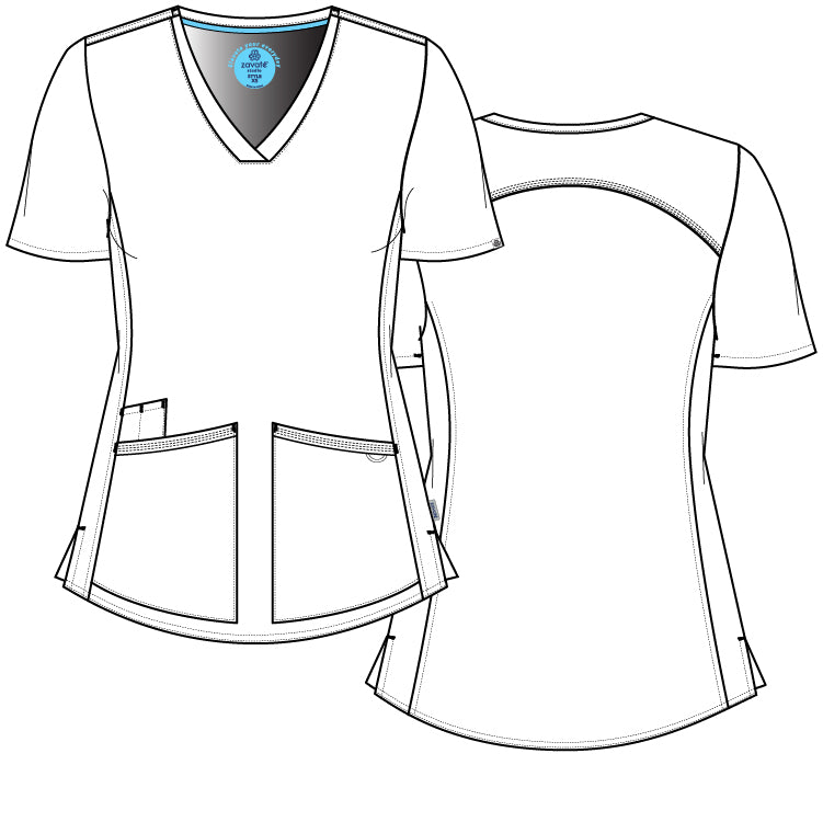 Polera Clínica Mujer Studio 1165 Orquídea