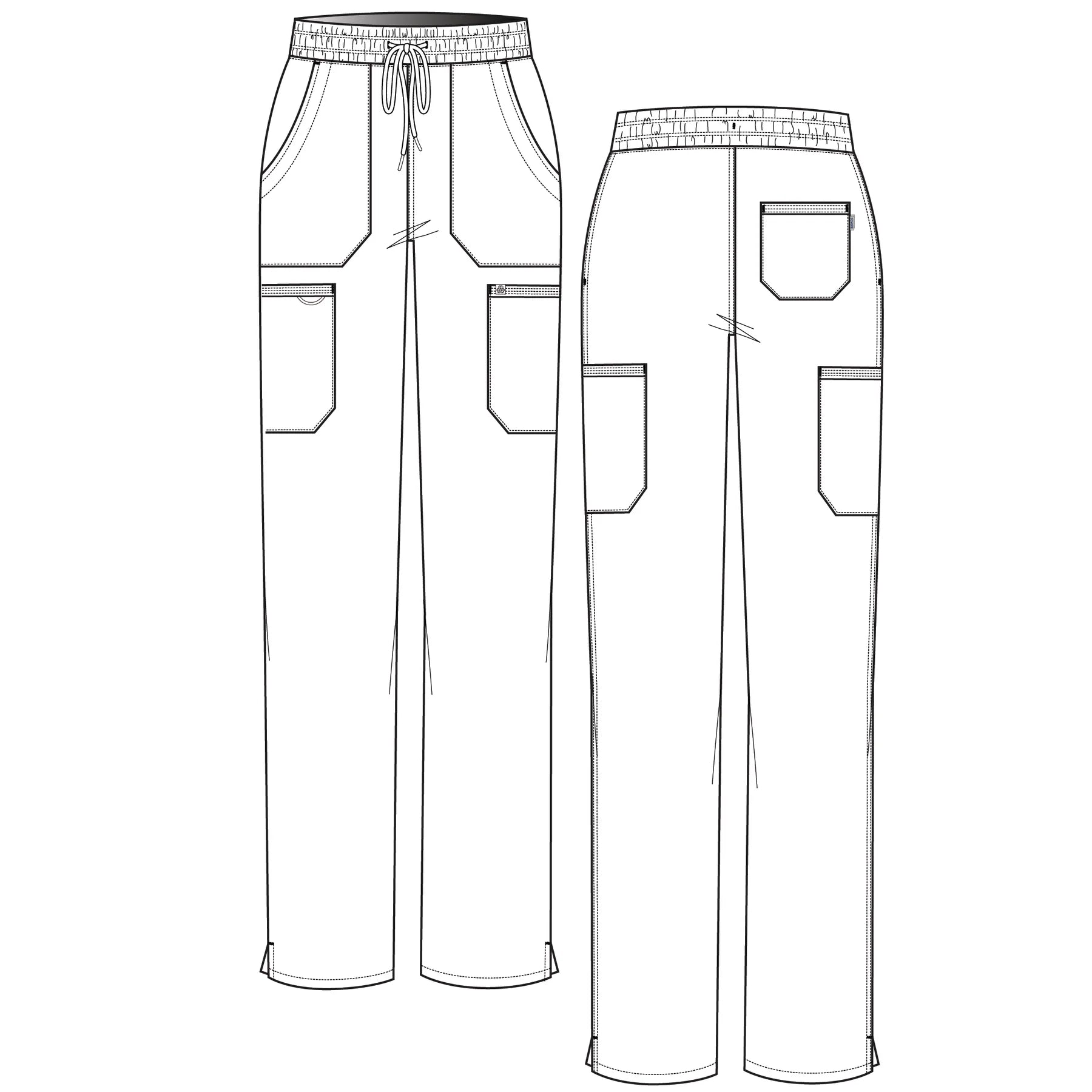 Pantalón Clínico Mujer Studio 3063 Rojo