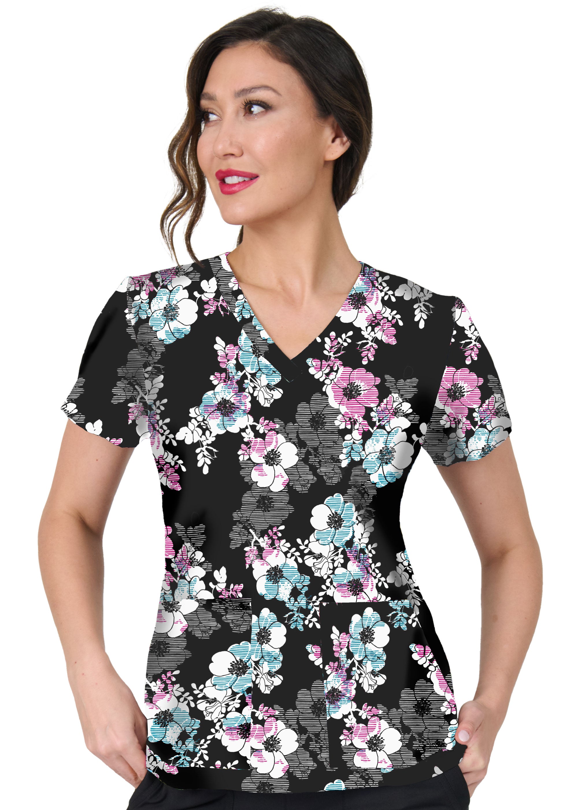 Polera Clínica Estampada Mujer INFB