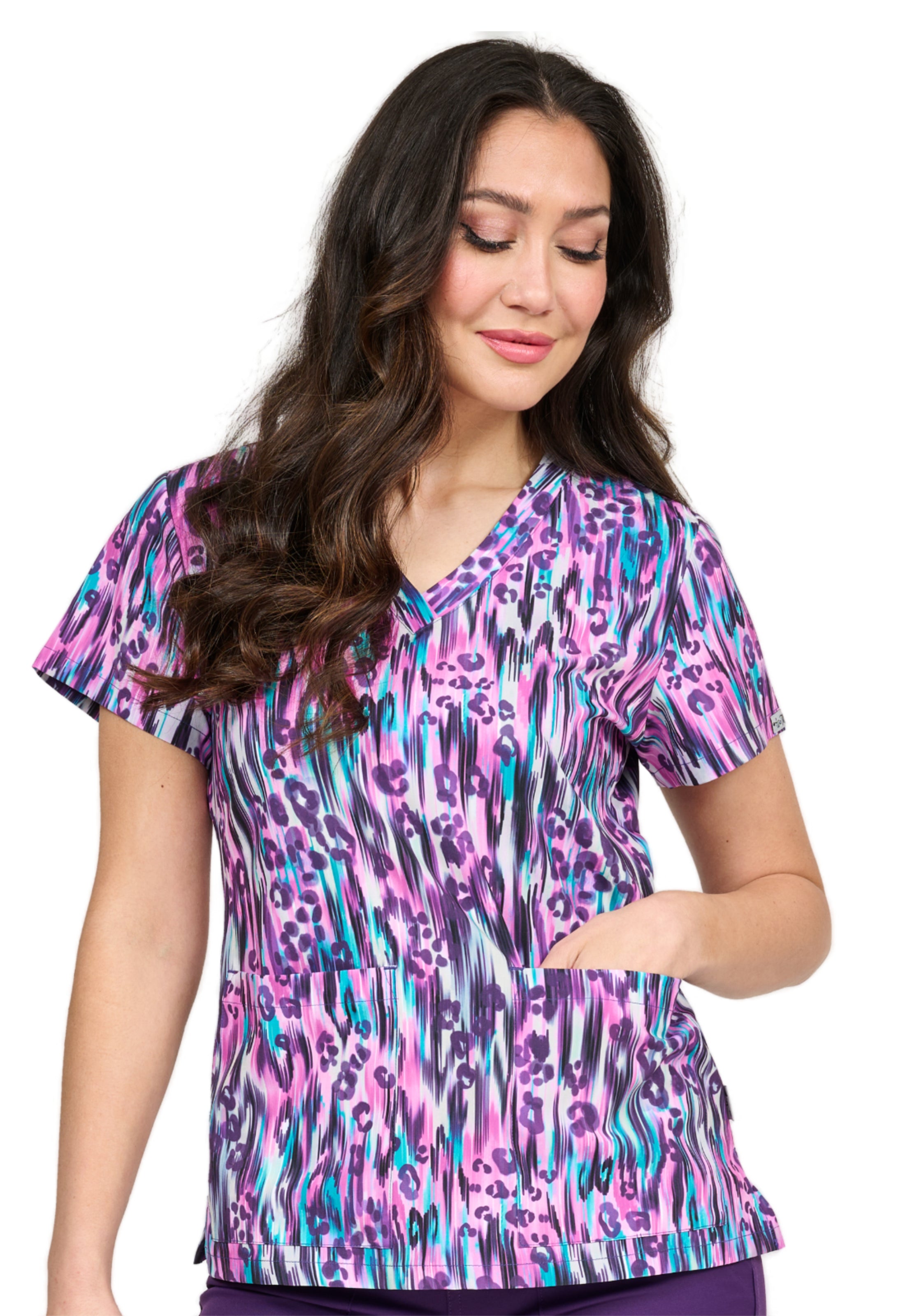Polera Clínica Estampada Mujer FRIM