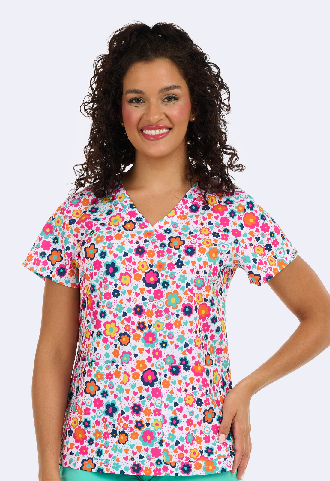 Polera Clínica Estampada Mujer 1054 SWPT