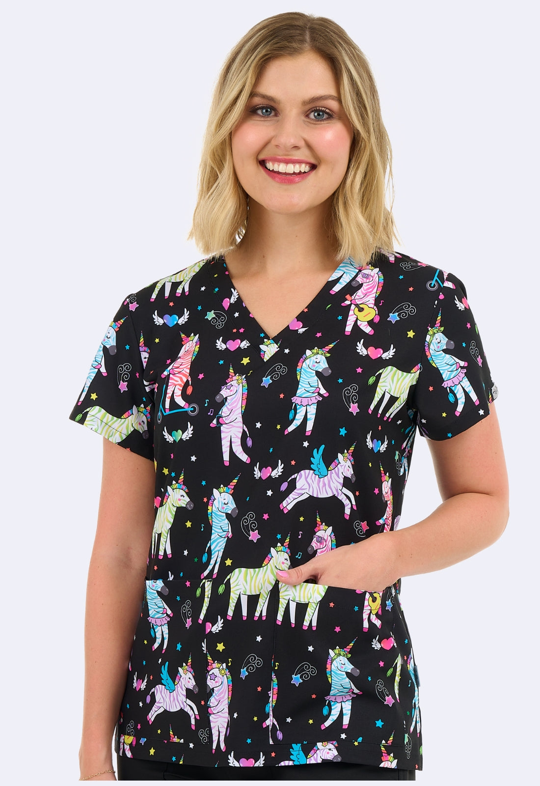 Polera Clínica Estampada Mujer 1054 ZBPR