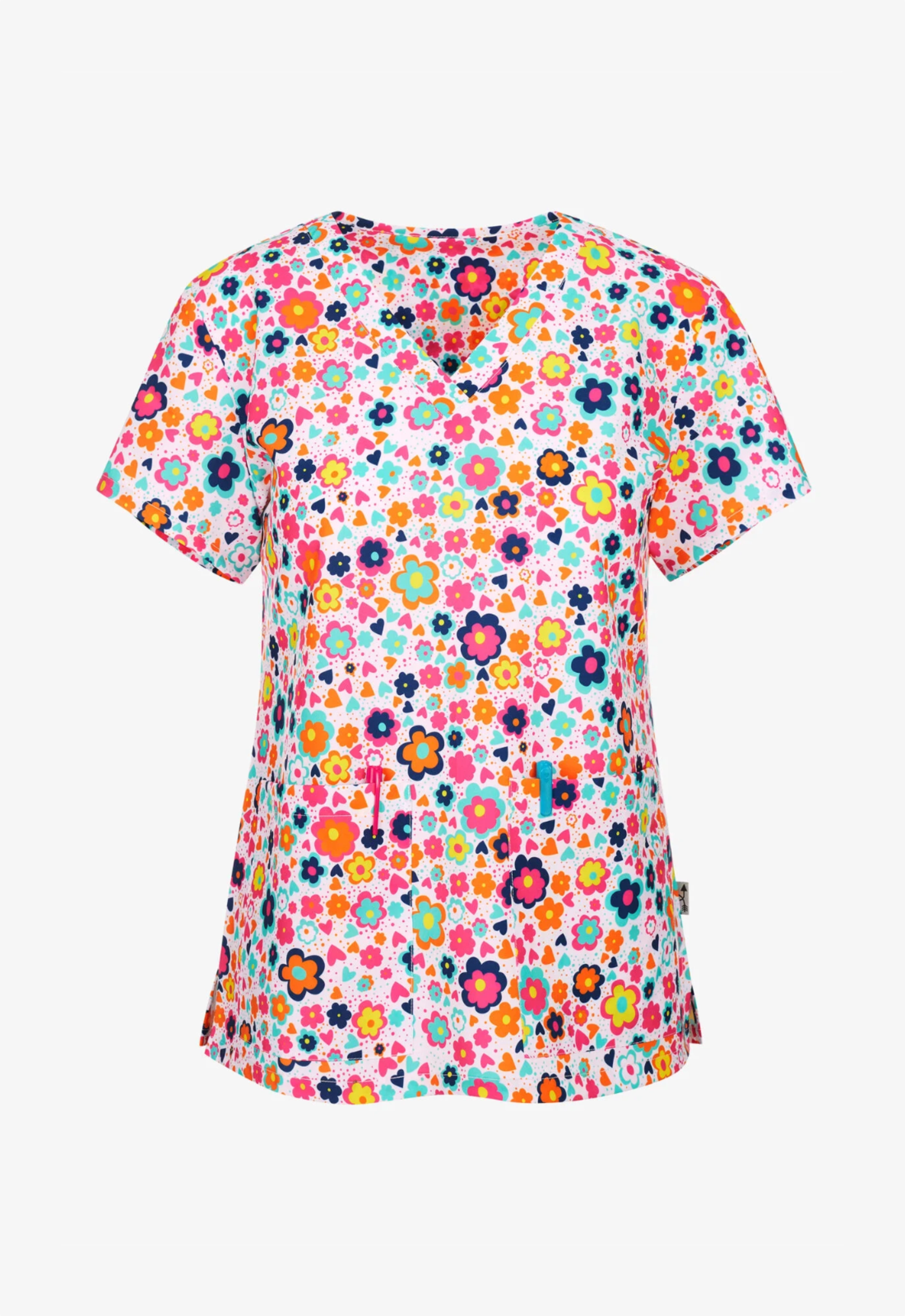Polera Clínica Estampada Mujer 1054 SWPT