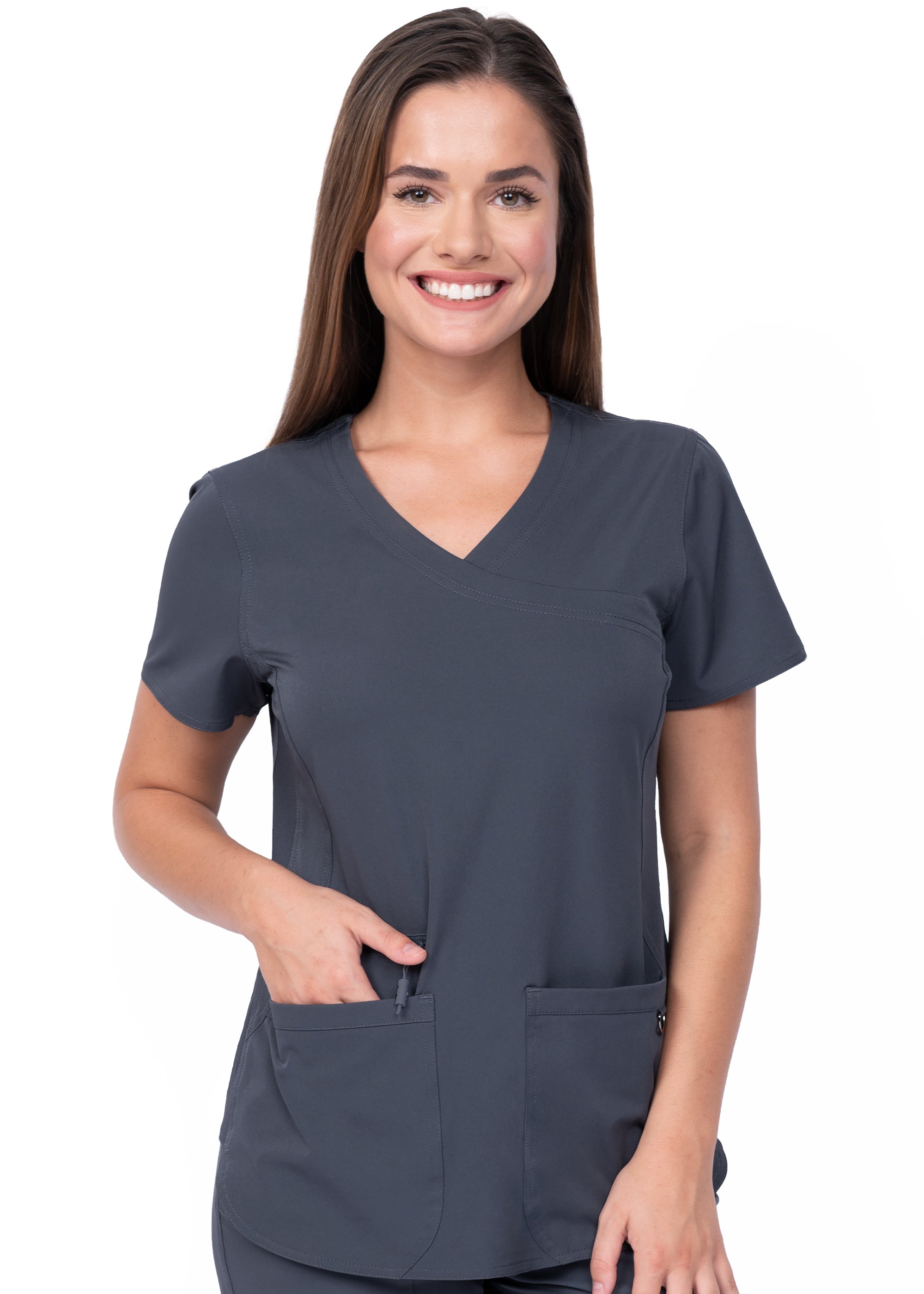 Polera Clínica Mujer Ava Therese 1057 Plomo