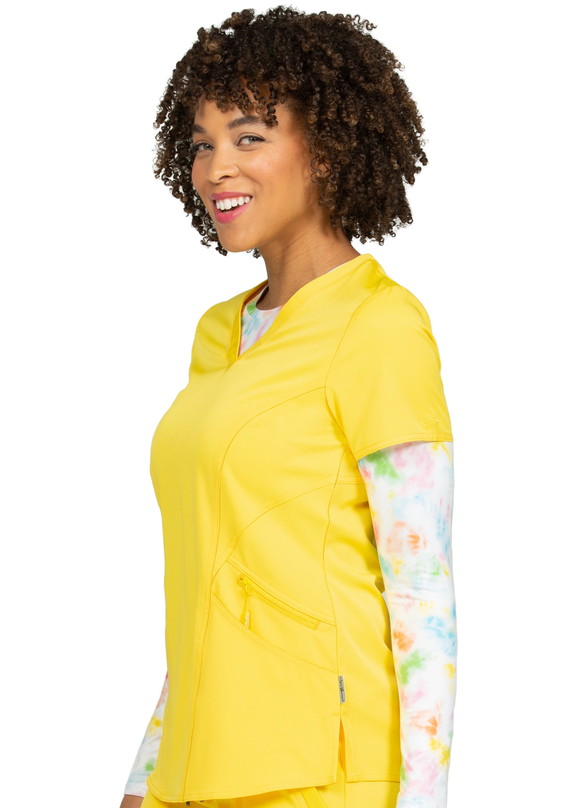 Polera Clínica Mujer Ava Therese 1084 Amarillo