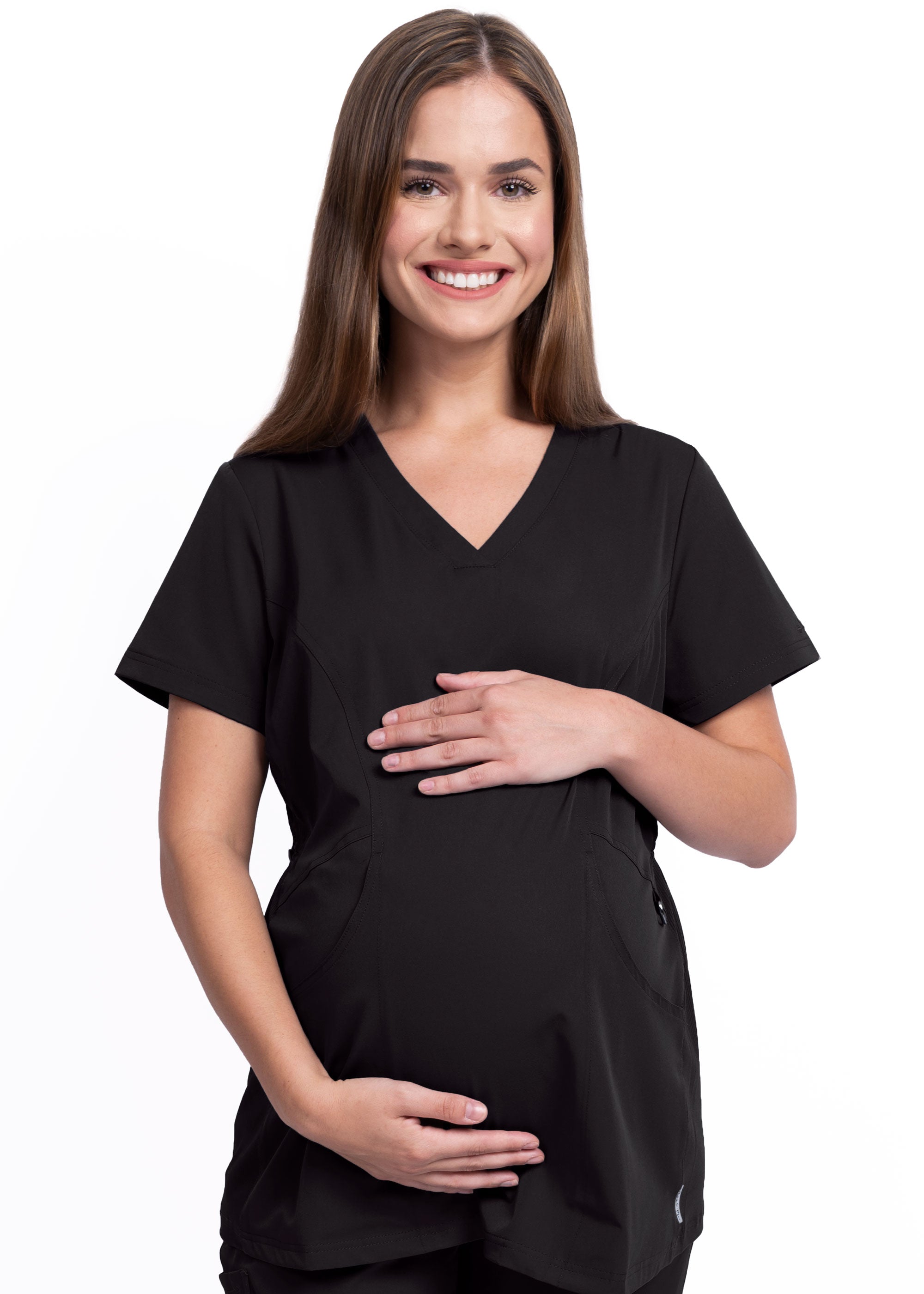 Polera Clínica Mujer Maternal 1121 Negro