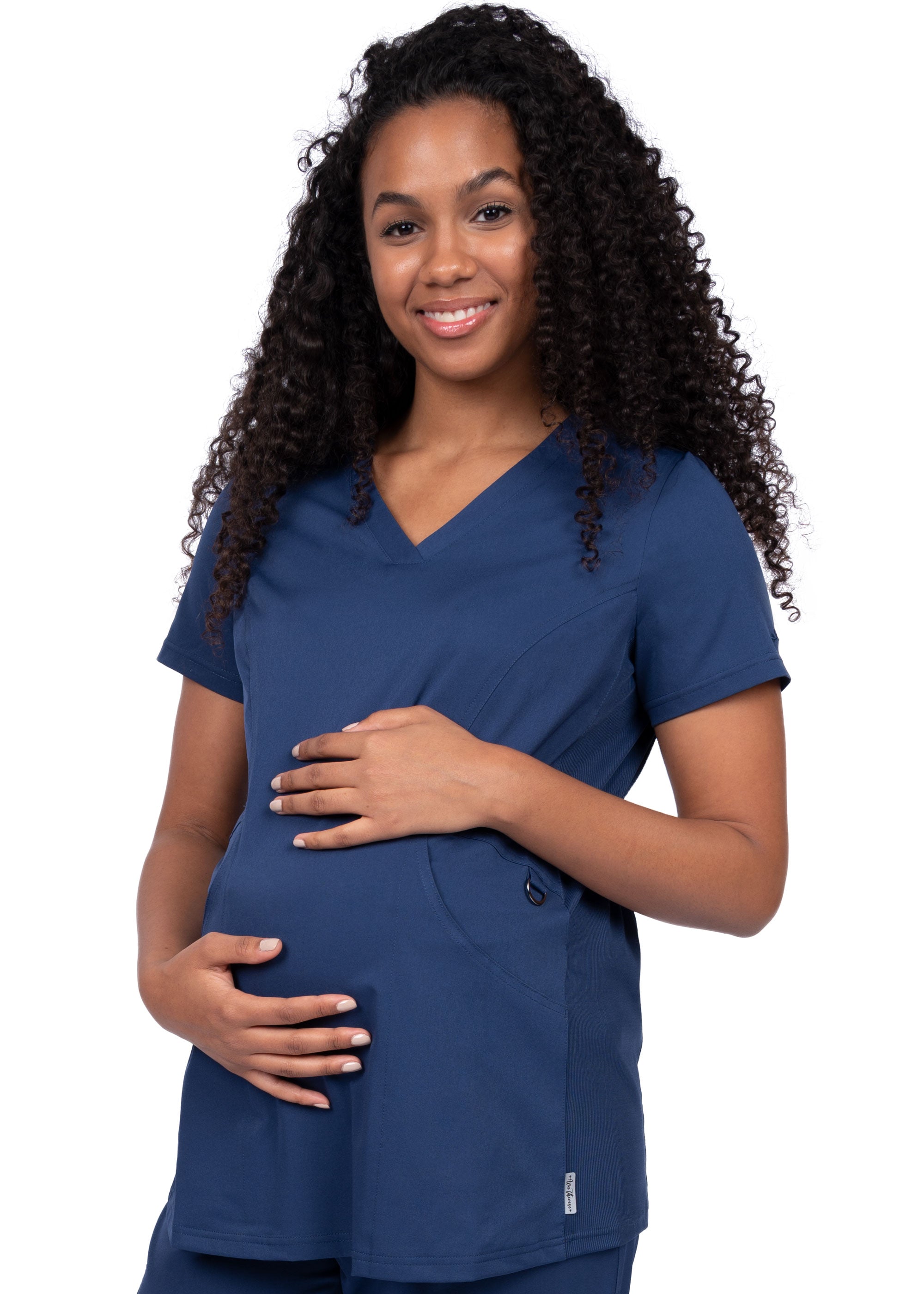 Polera Clínica Mujer Maternal 1121 Azul Marino