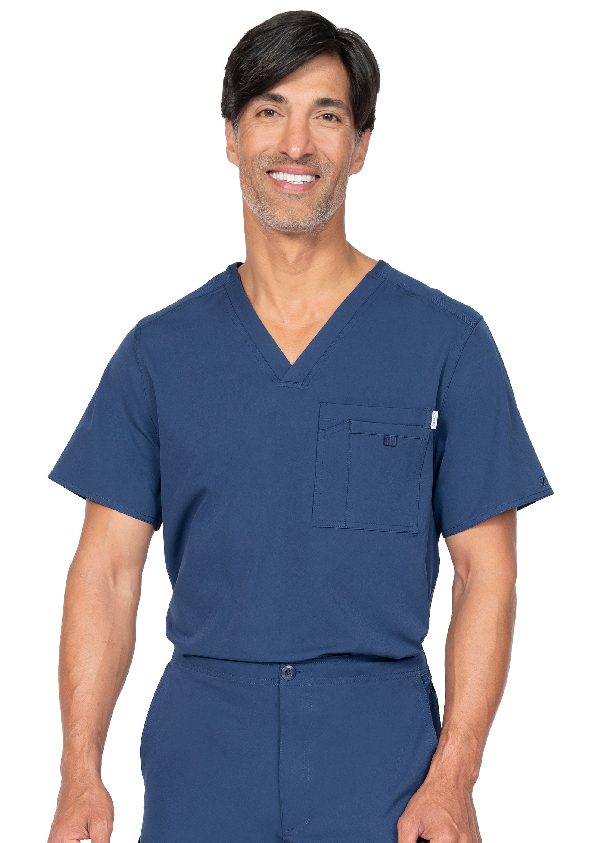 Polera Clínica Hombre Zavaté 1129 Azul Marino