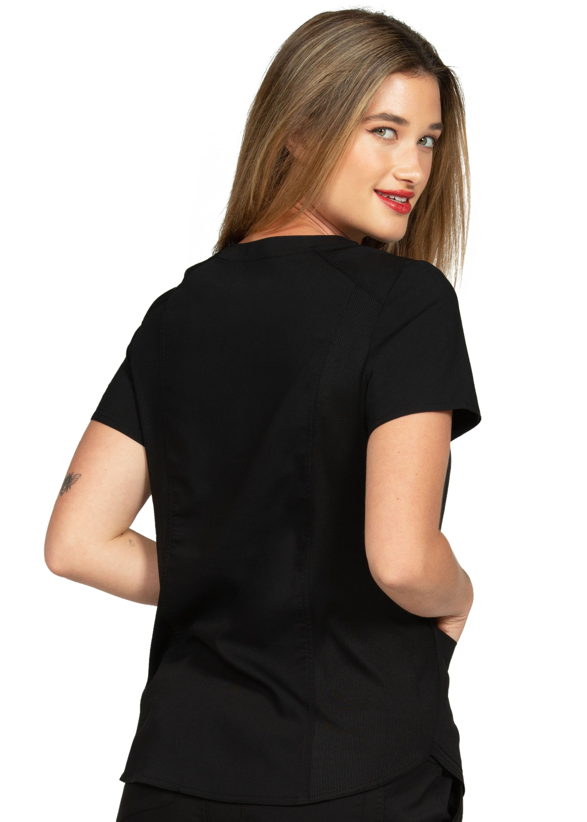 Polera Clínica Mujer Zoe Alexandra 1148 Negro