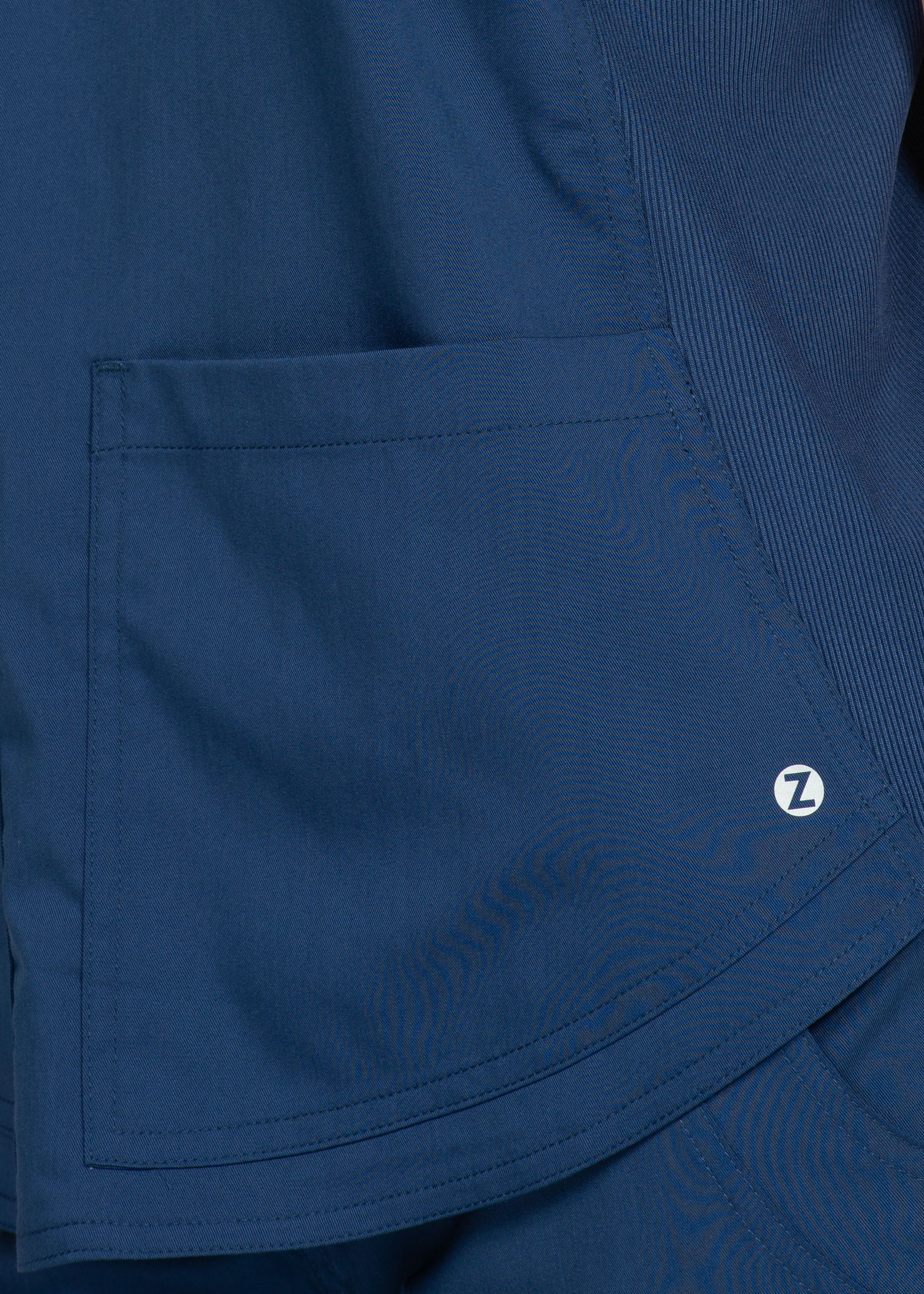 Polera Clínica Mujer Zoe Alexandra 1148 Azul Amarino