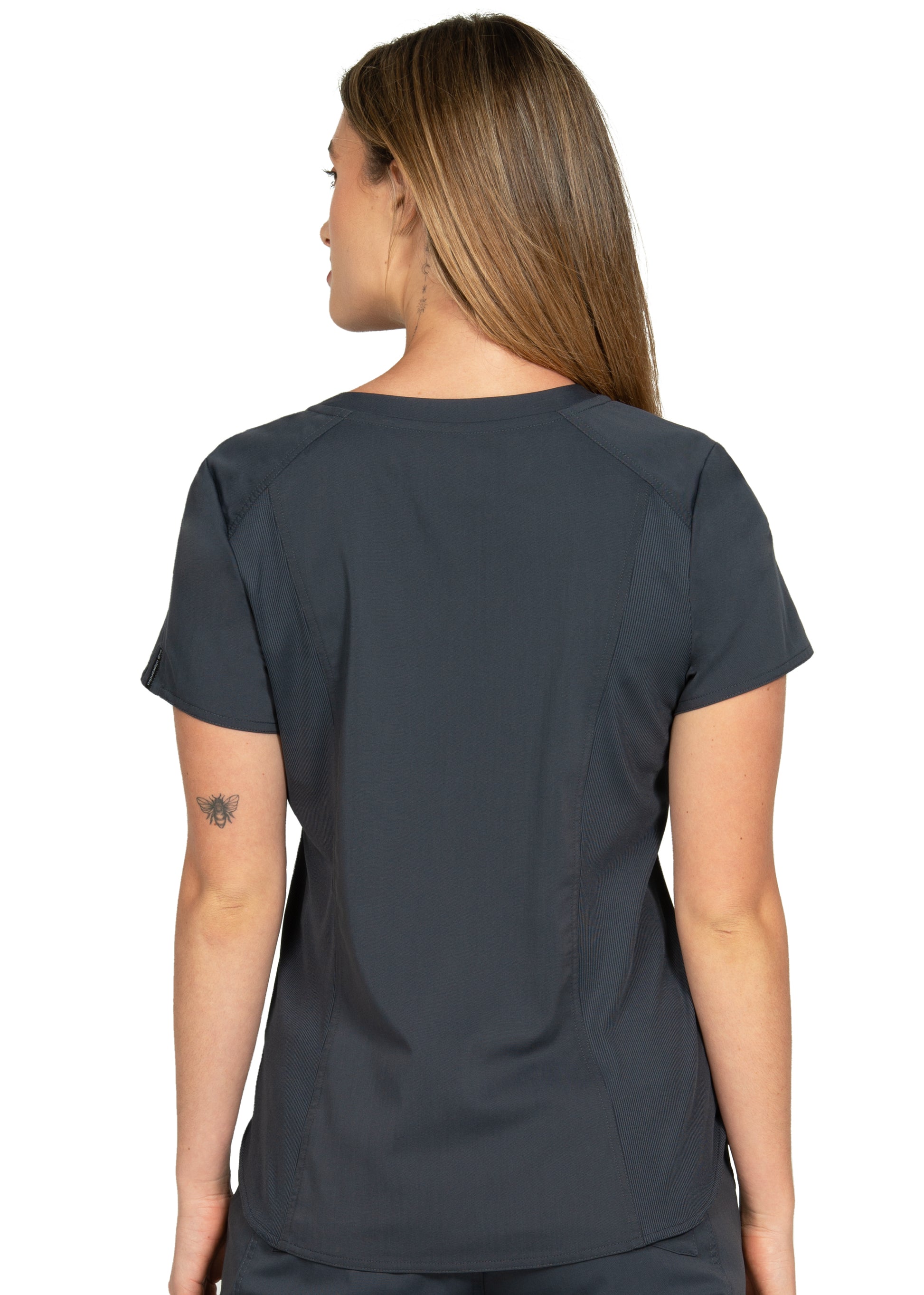 Polera Clínica Mujer Zoe Alexandra 1148 Plomo