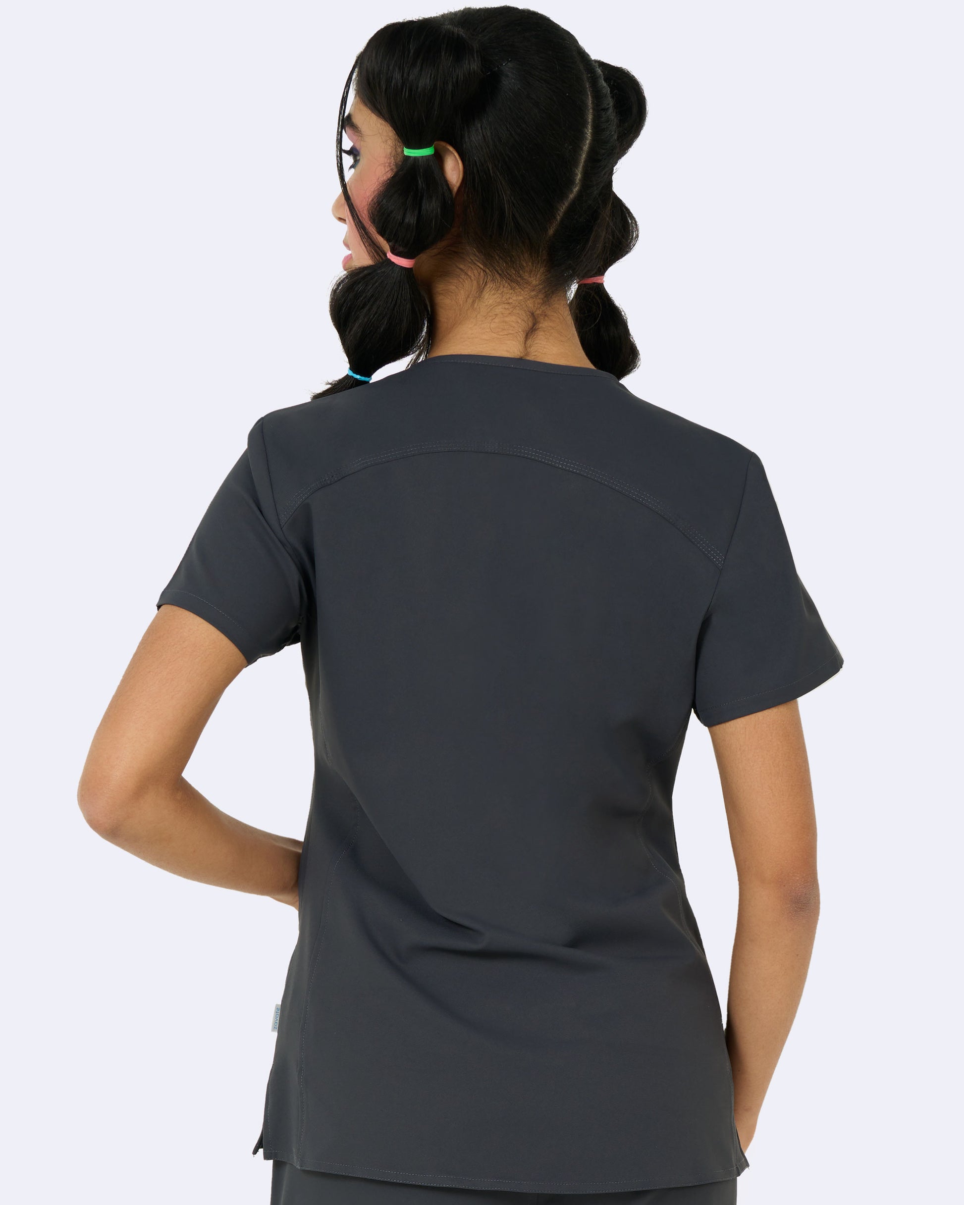 Polera Clínica Mujer Studio 1165 Plomo