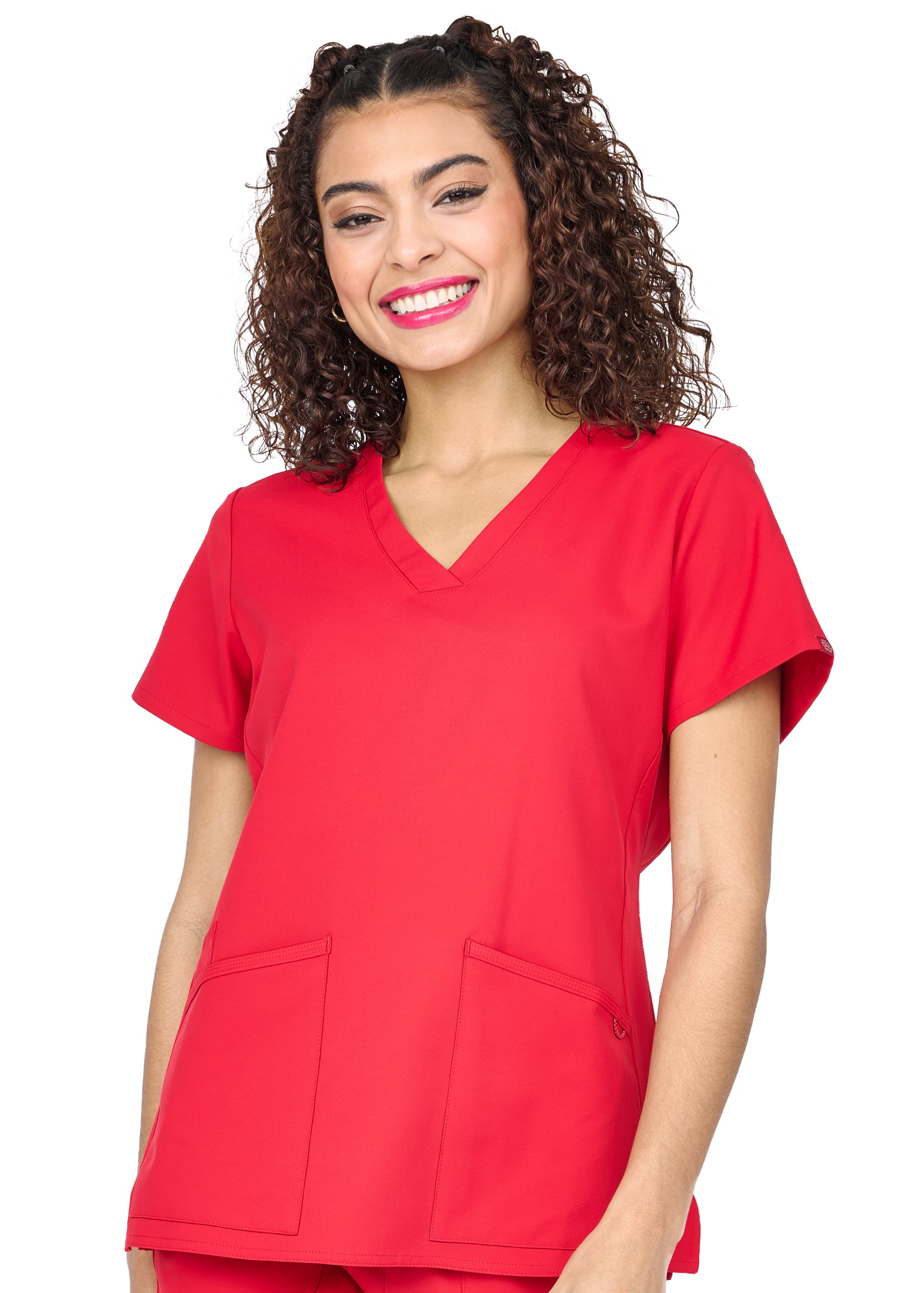 Polera Clínica Mujer Studio 1165 Rojo