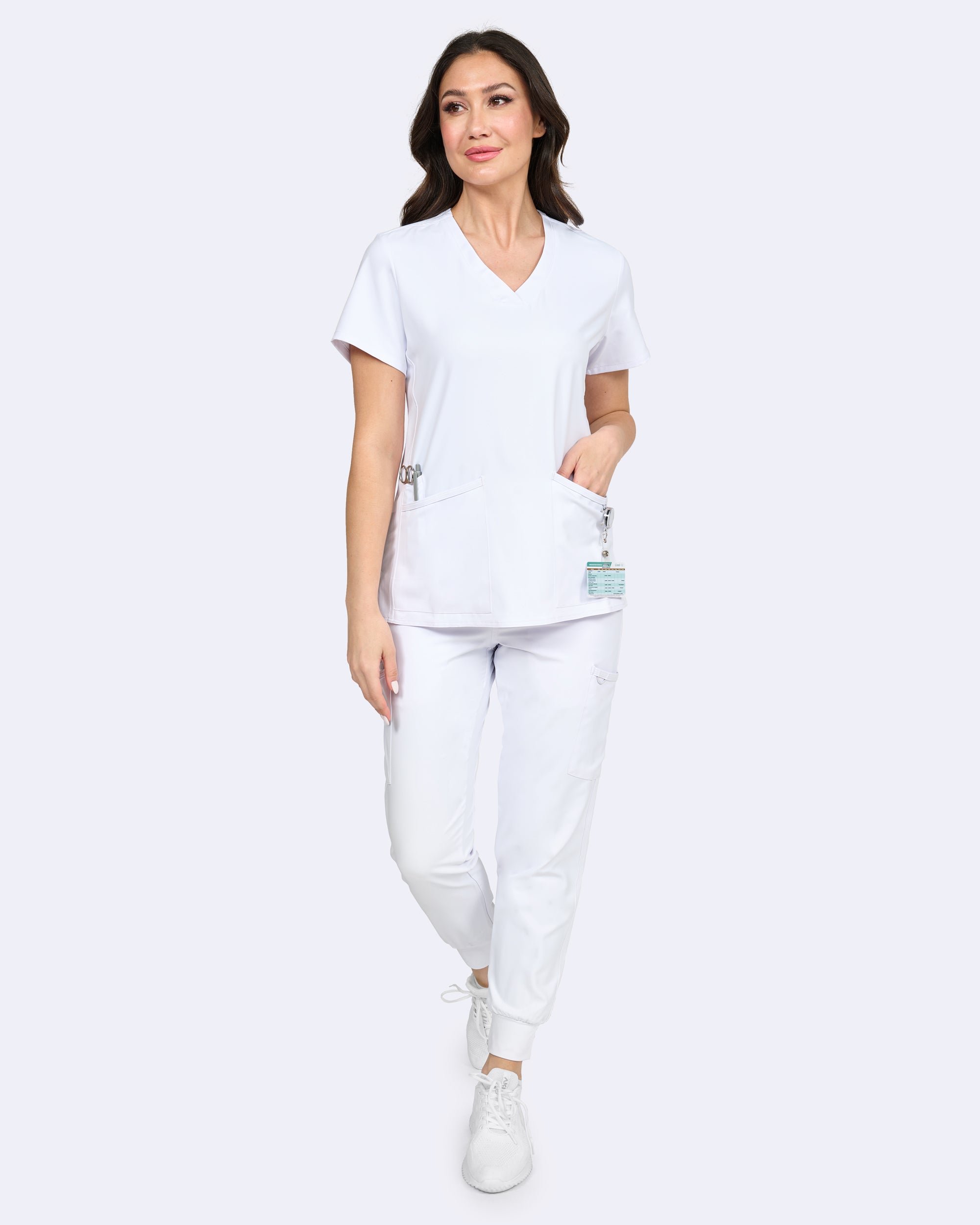 Polera Clínica Mujer Studio 1165 Blanco