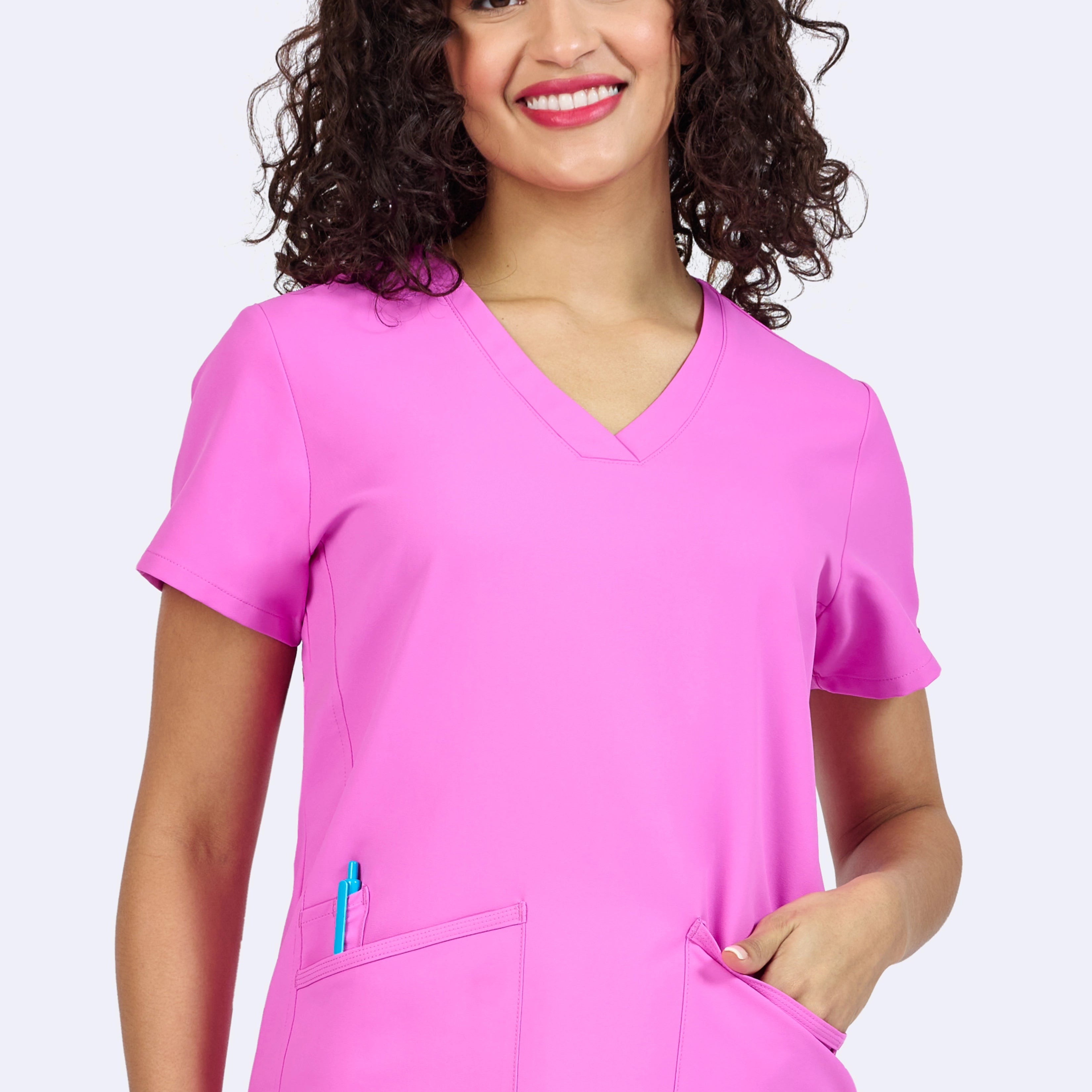 Polera Clínica Mujer Studio 1165 Orquídea