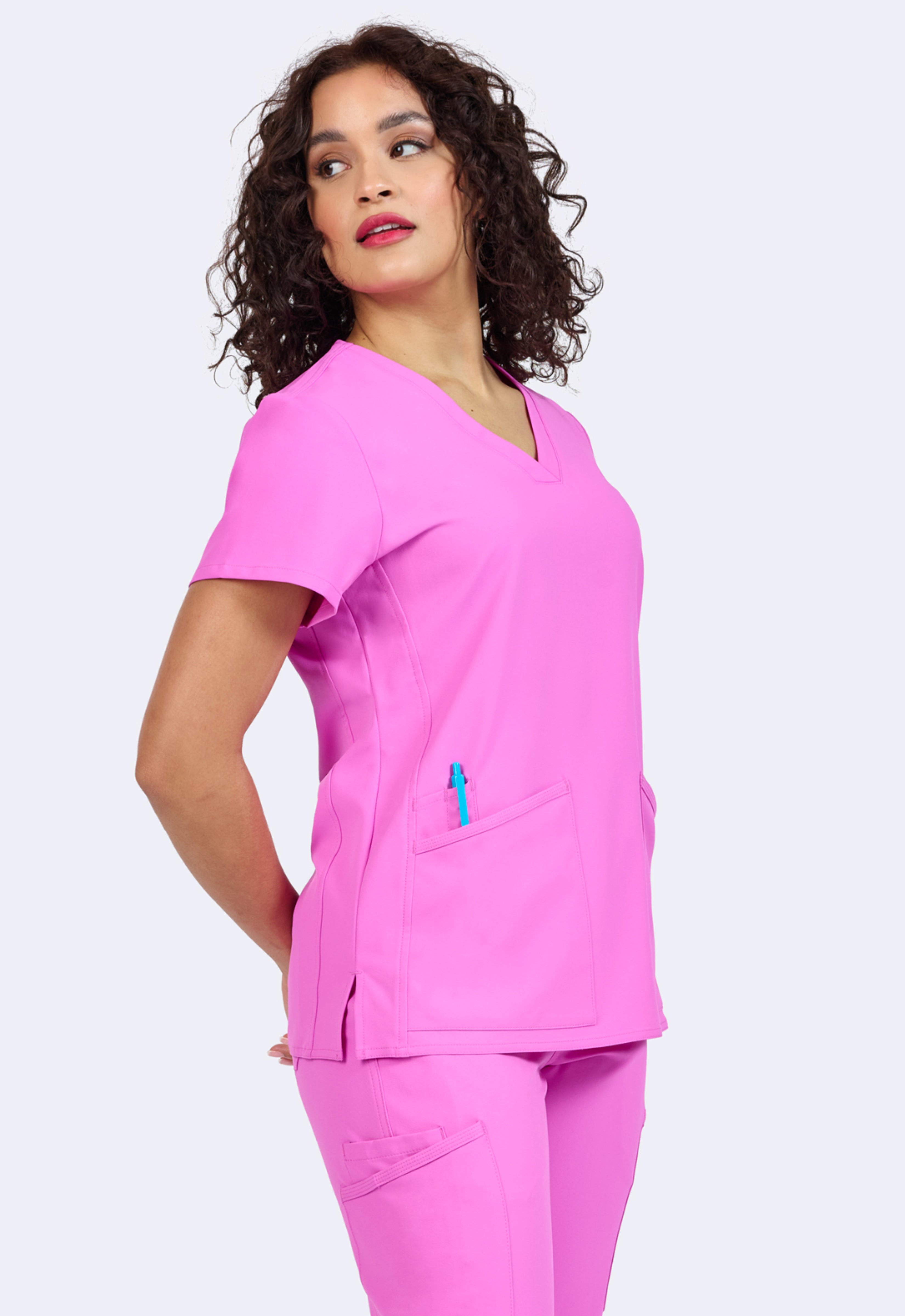 Polera Clínica Mujer Studio 1165 Orquídea