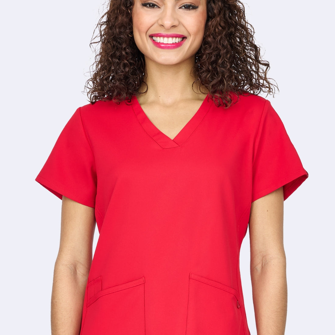 Polera Clínica Mujer Studio 1165 Rojo