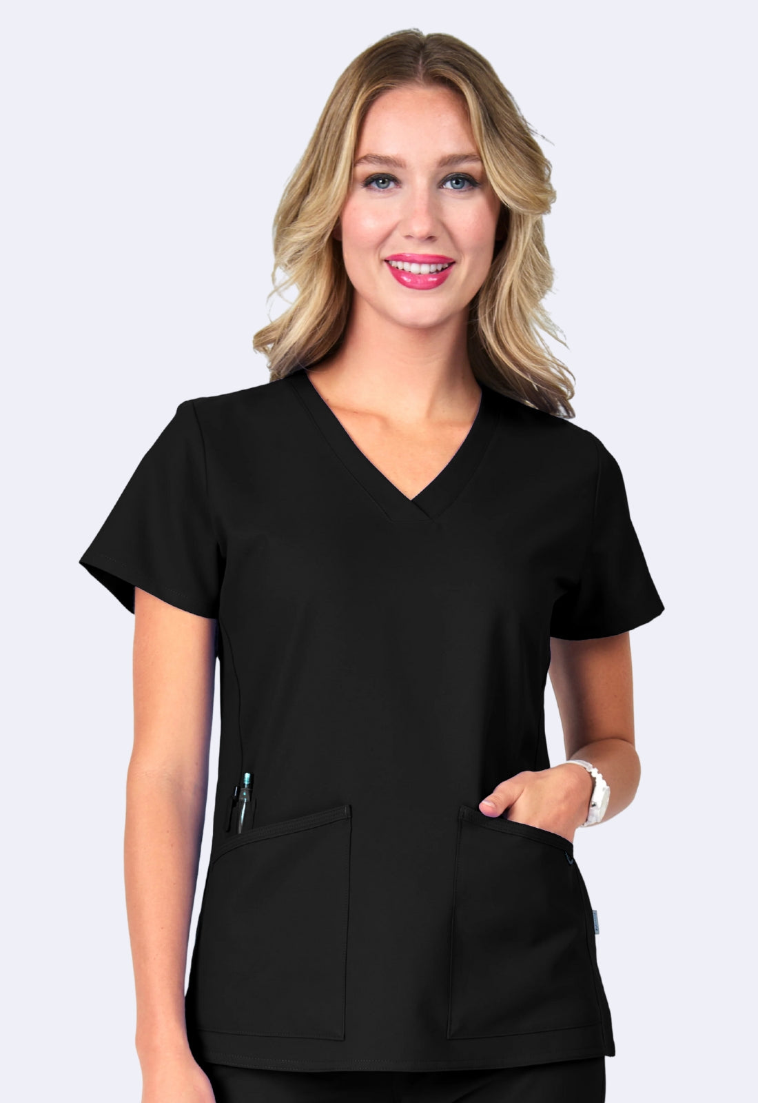 Polera Clínica Mujer Studio 1165 Negro