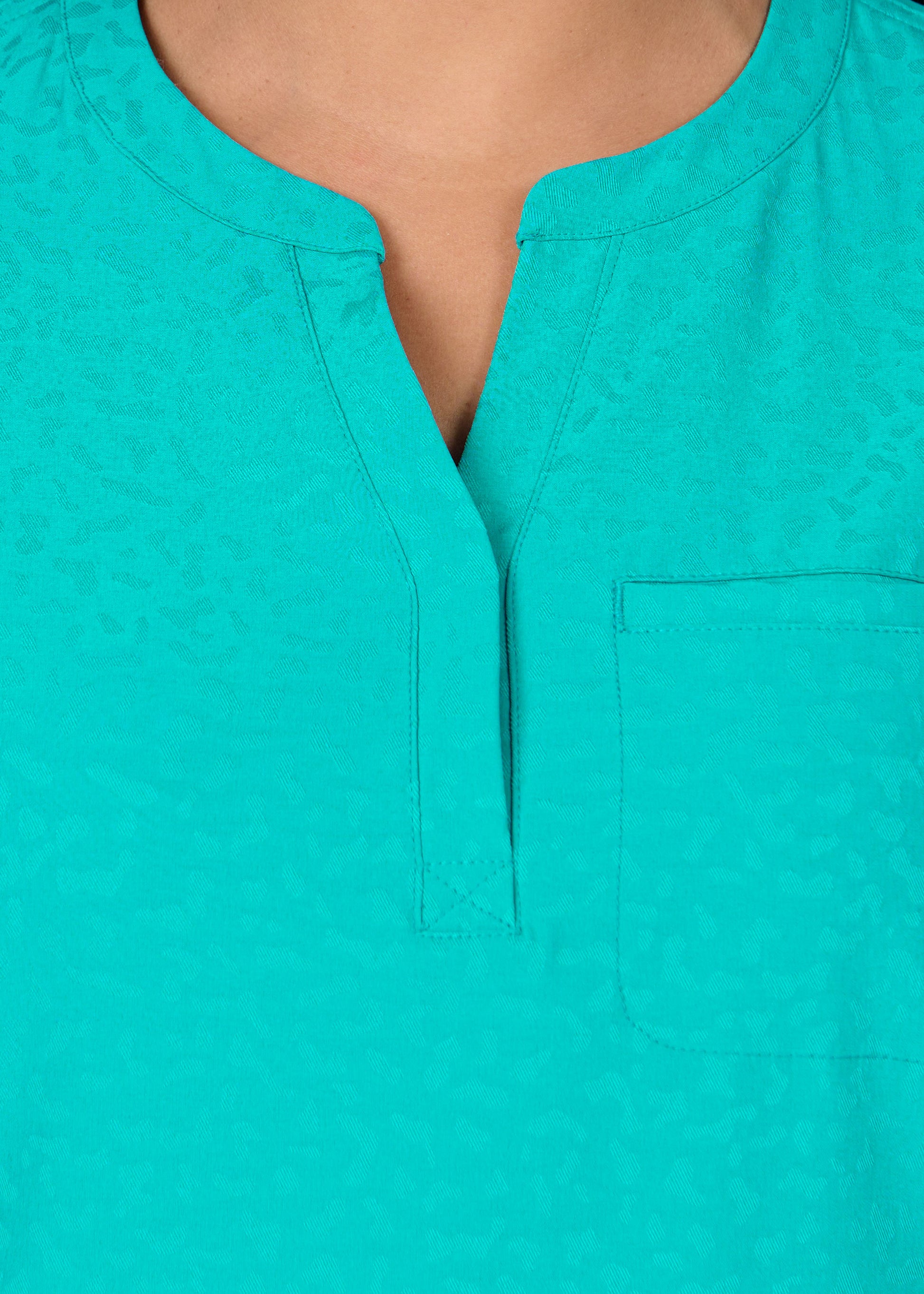 Polera Clínica Mujer Jacquard 1171 Mint