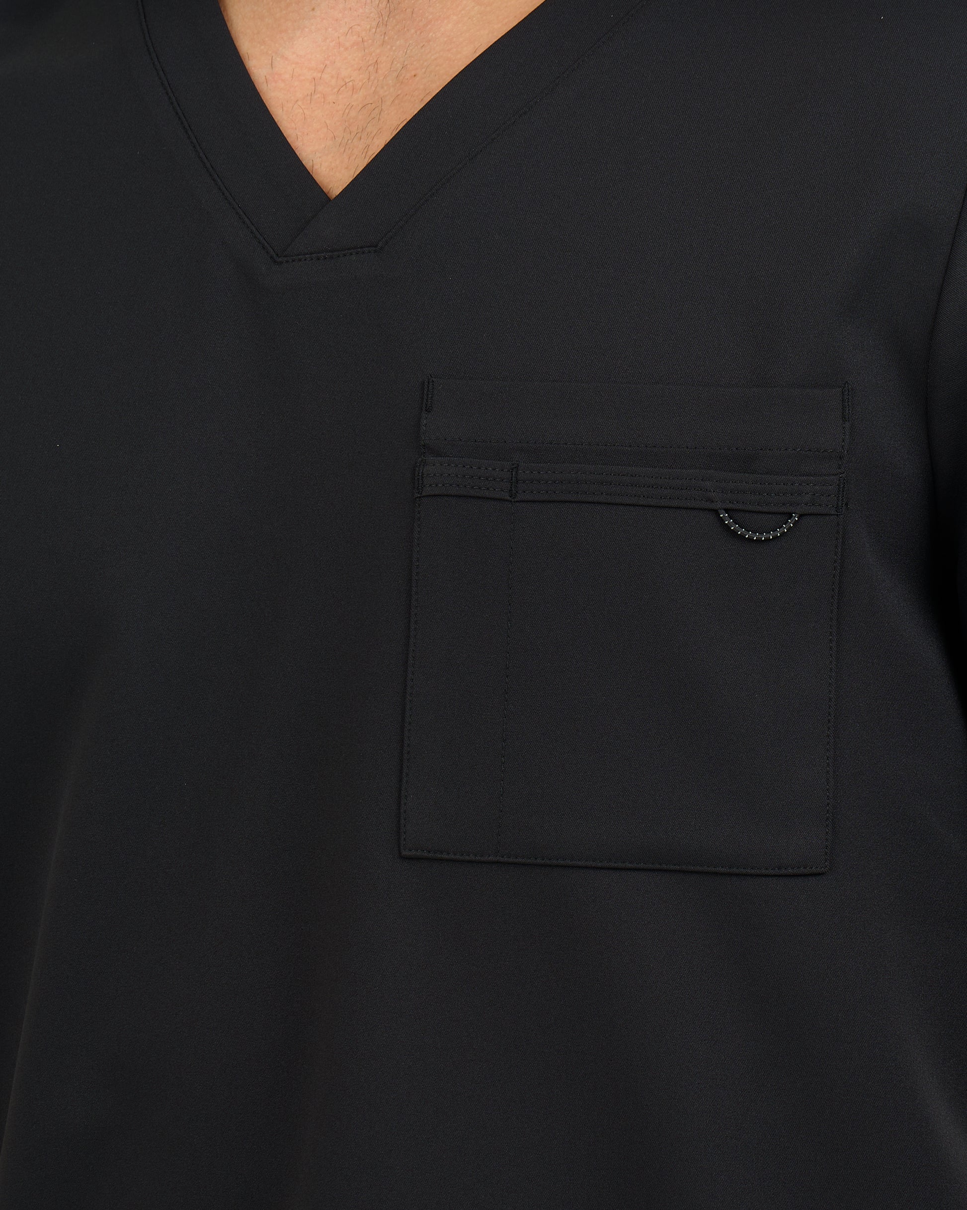 Polera Clínica Hombre Studio 1195 Negro