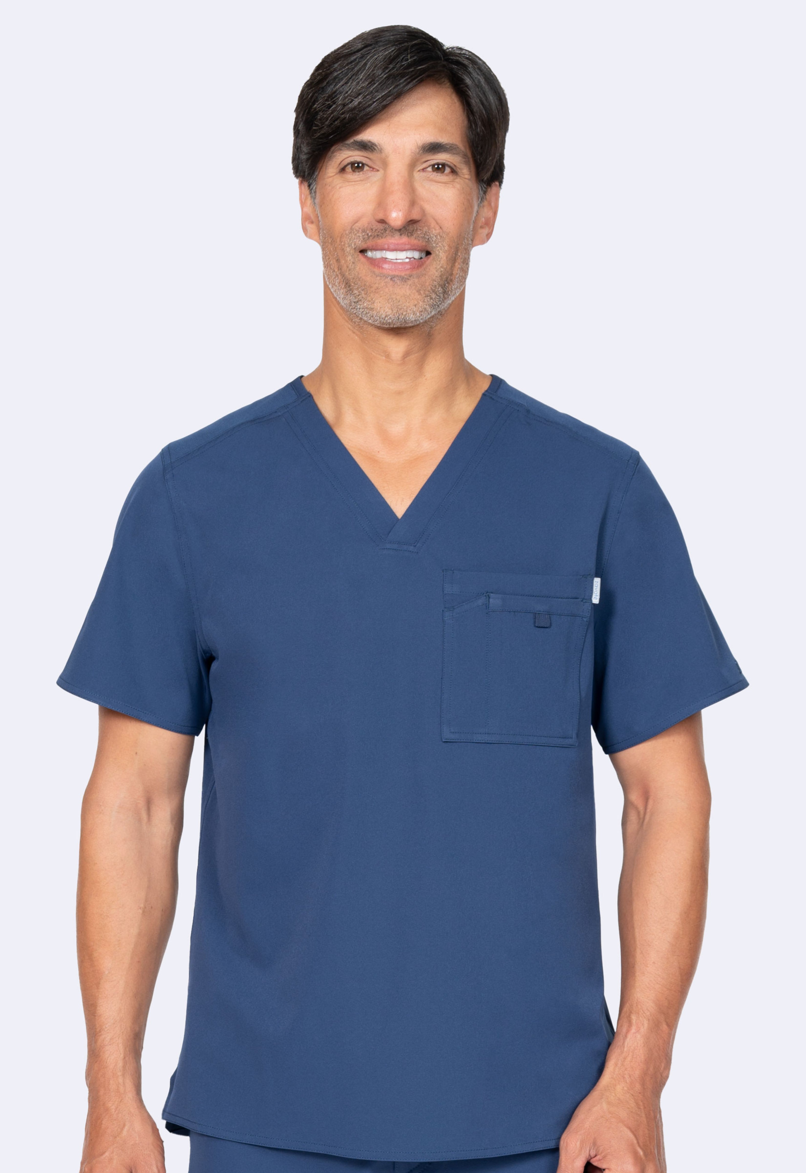 Polera Clínica Hombre Zavaté 1129 Azul Marino